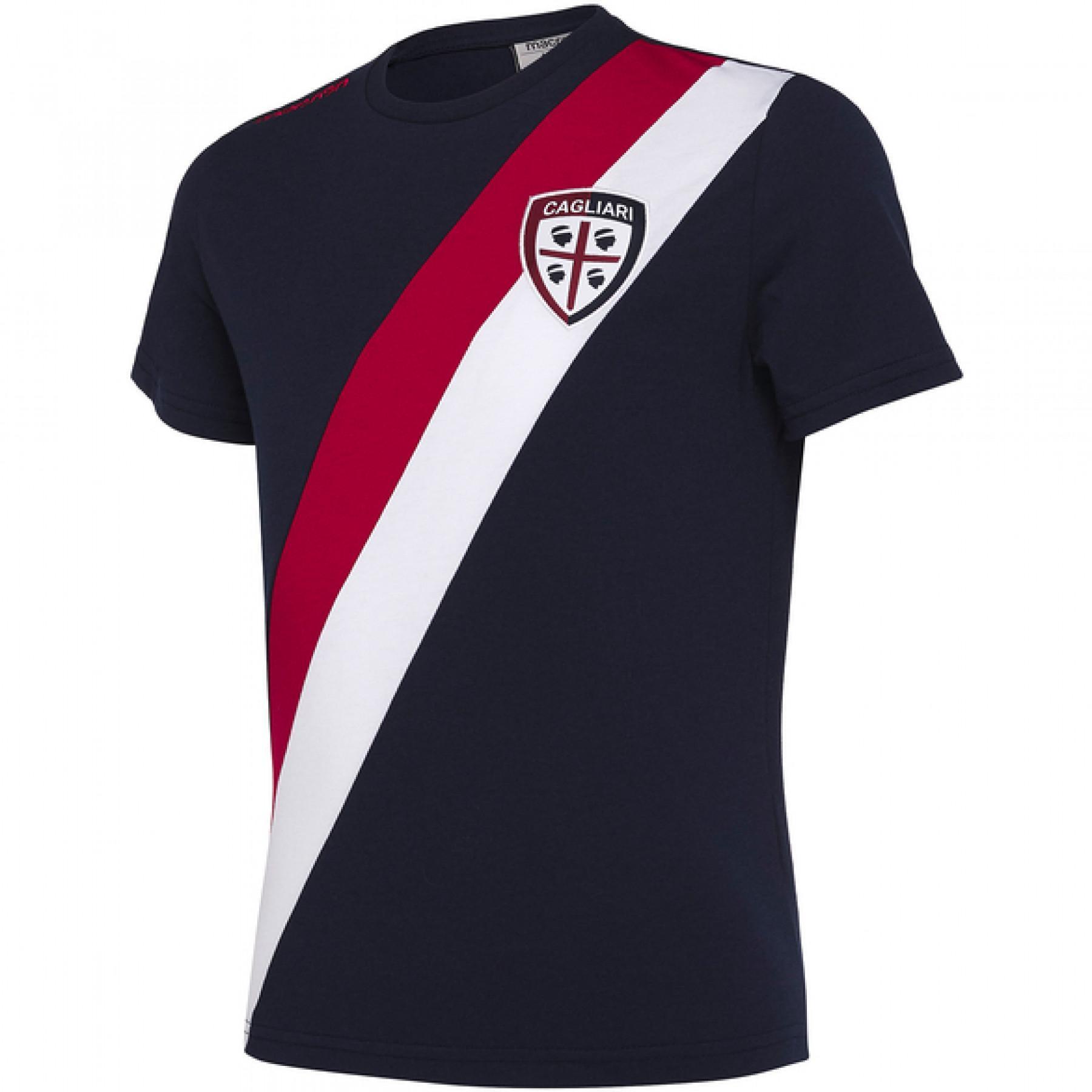 Camiseta de algodón para niños Cagliari 2018/20