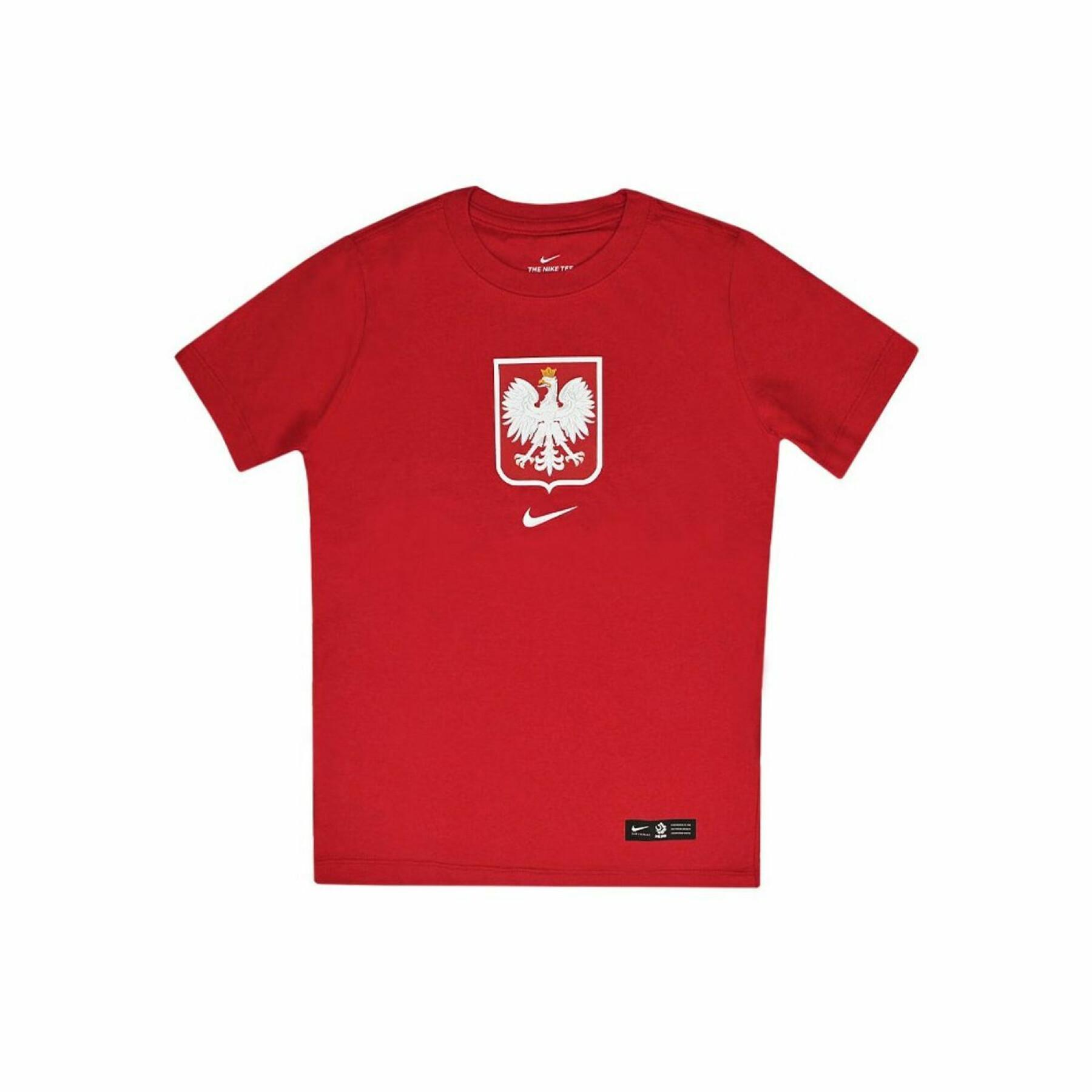 Camiseta para niños Pologne Evergreen Crest