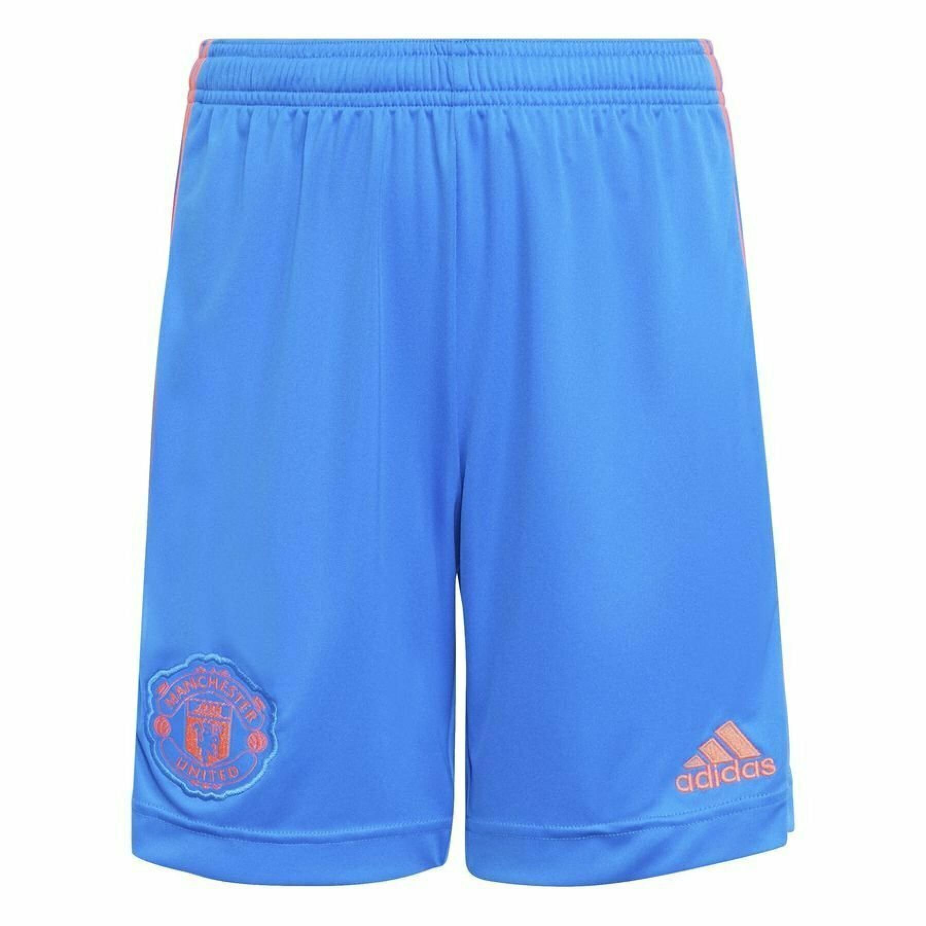 Pantalones cortos de exterior para niños Manchester United 2021/22