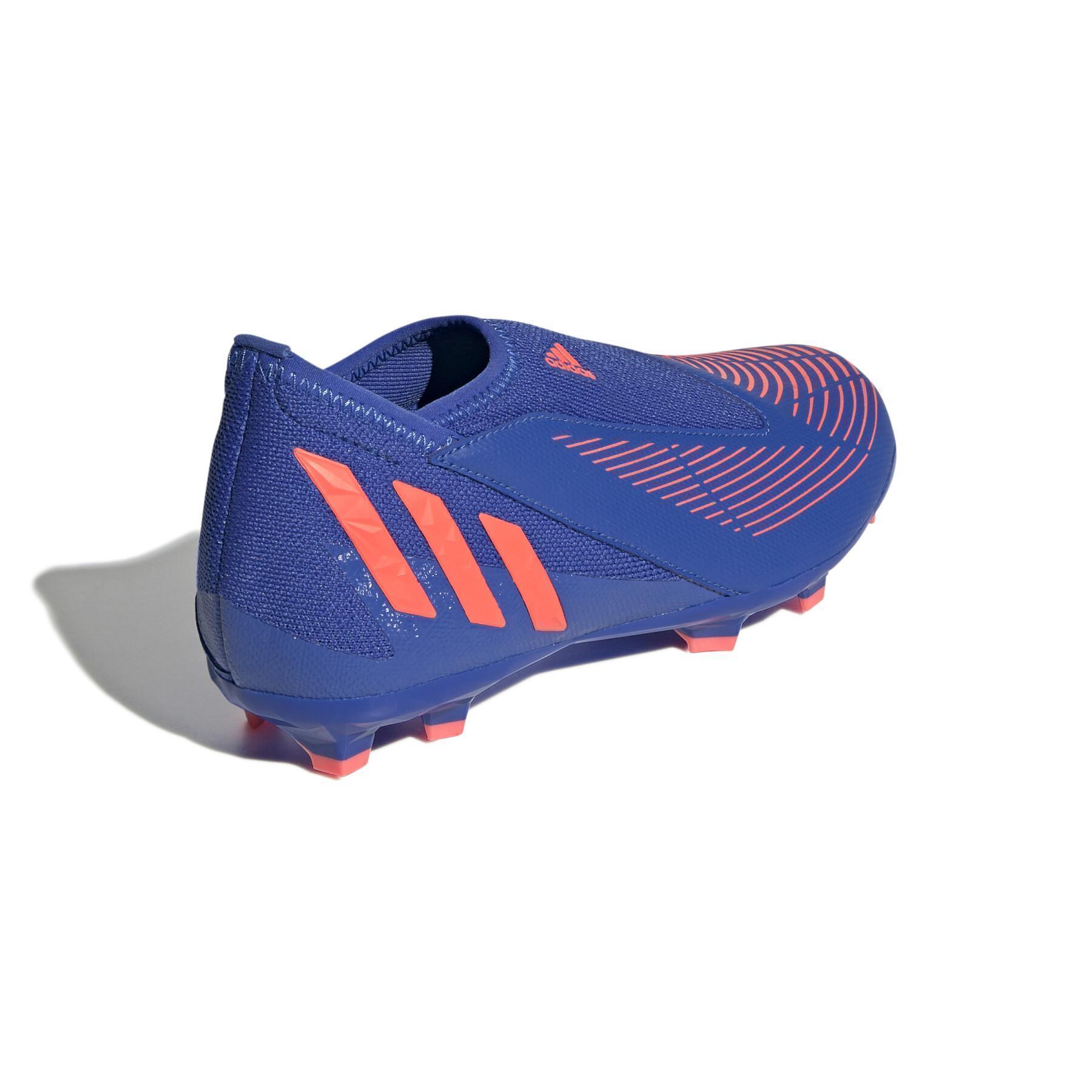 Botas de fútbol para niños adidas Predator Edge.3 Laceless FG - Sapphire Edge Pack