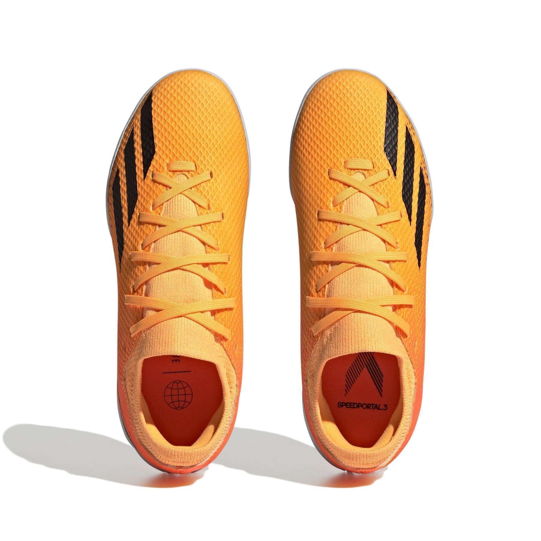 Botas de fútbol para niños adidas X Speedportal.3 Turf Heatspawn Pack