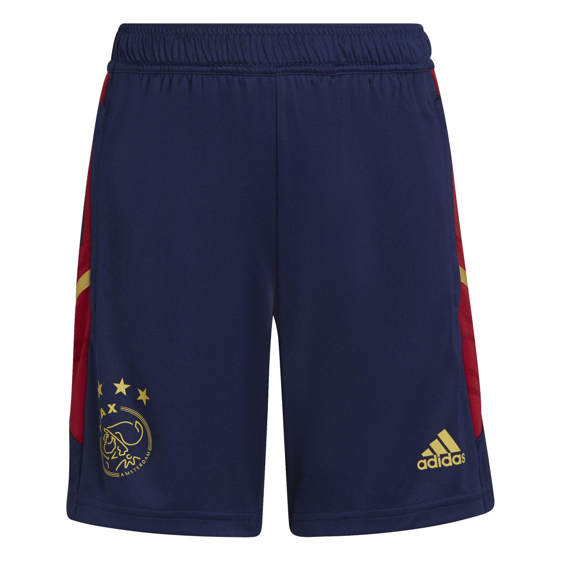 Pantalón corto de entrenamiento infantil Ajax Amsterdam Condivo 2022/23