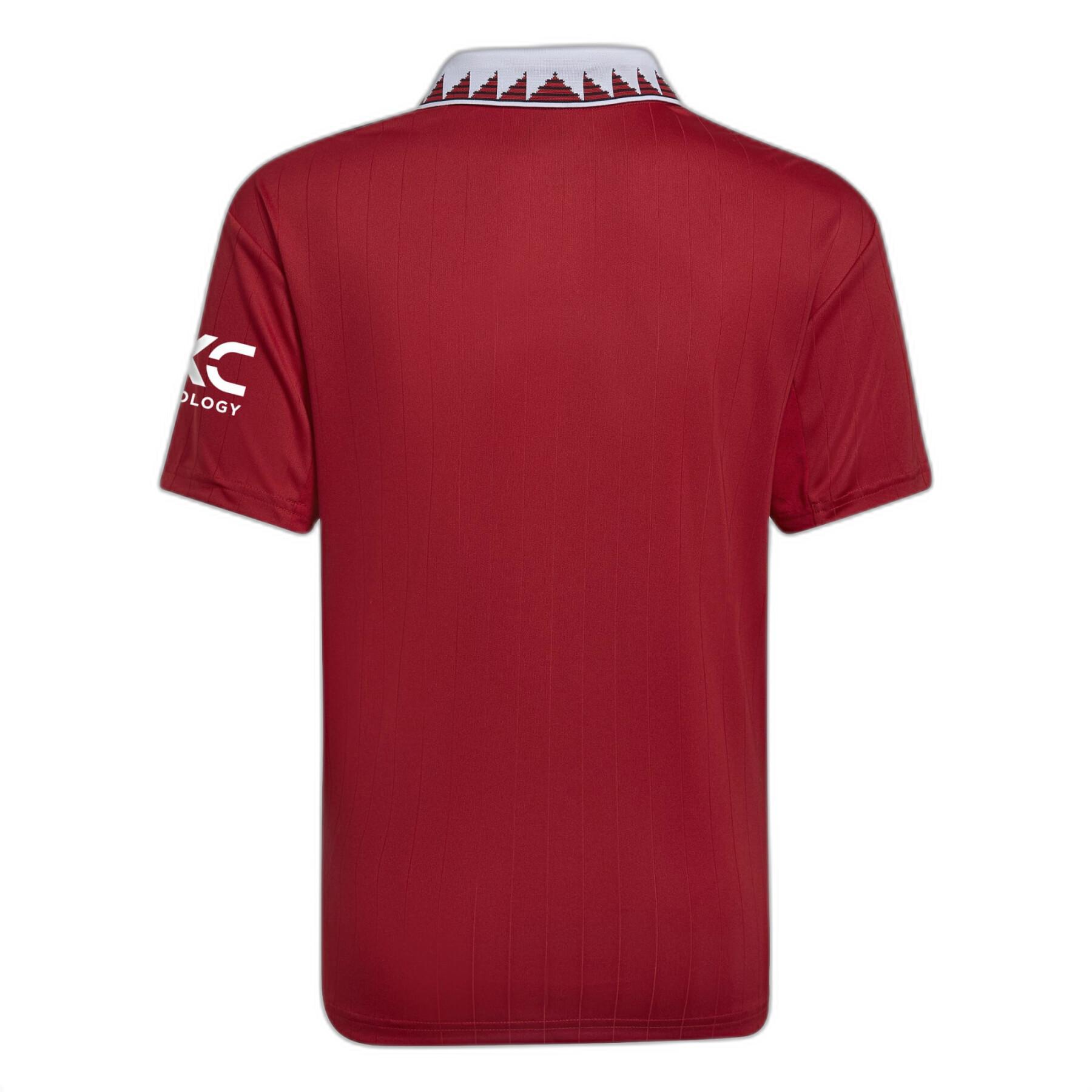 Camiseta primera equipación para niños Manchester United 2022/23