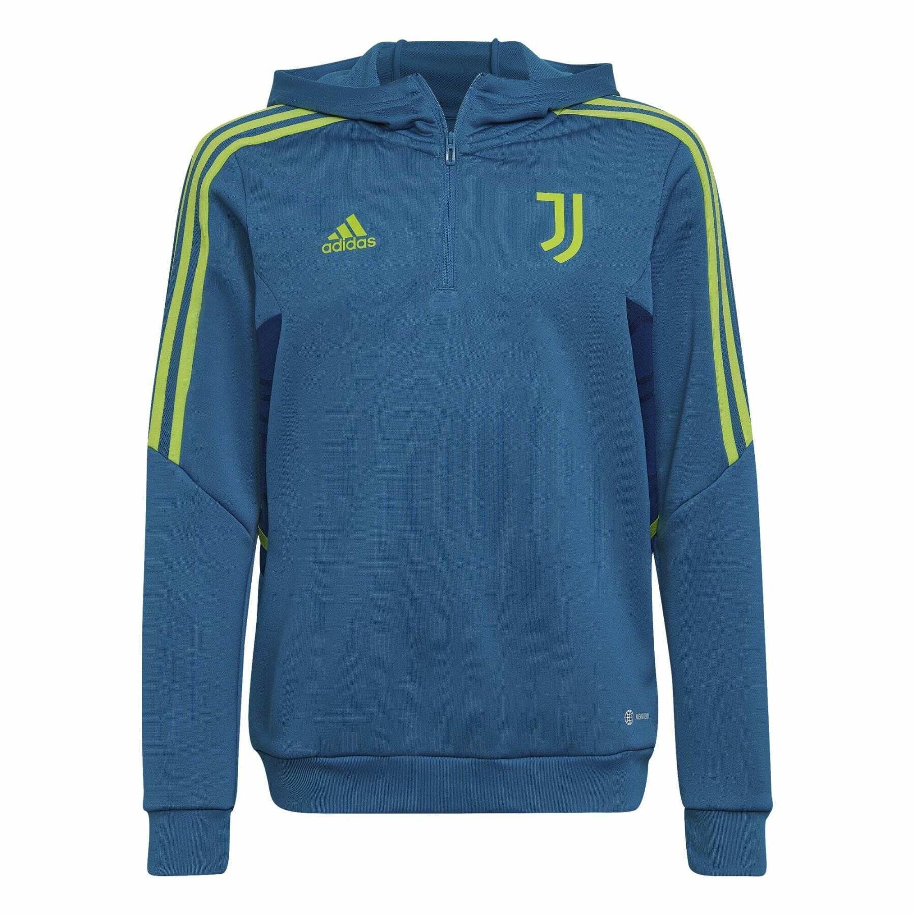 Chaqueta de chándal con capucha para niño Juventus Turin Condivo 2022/23