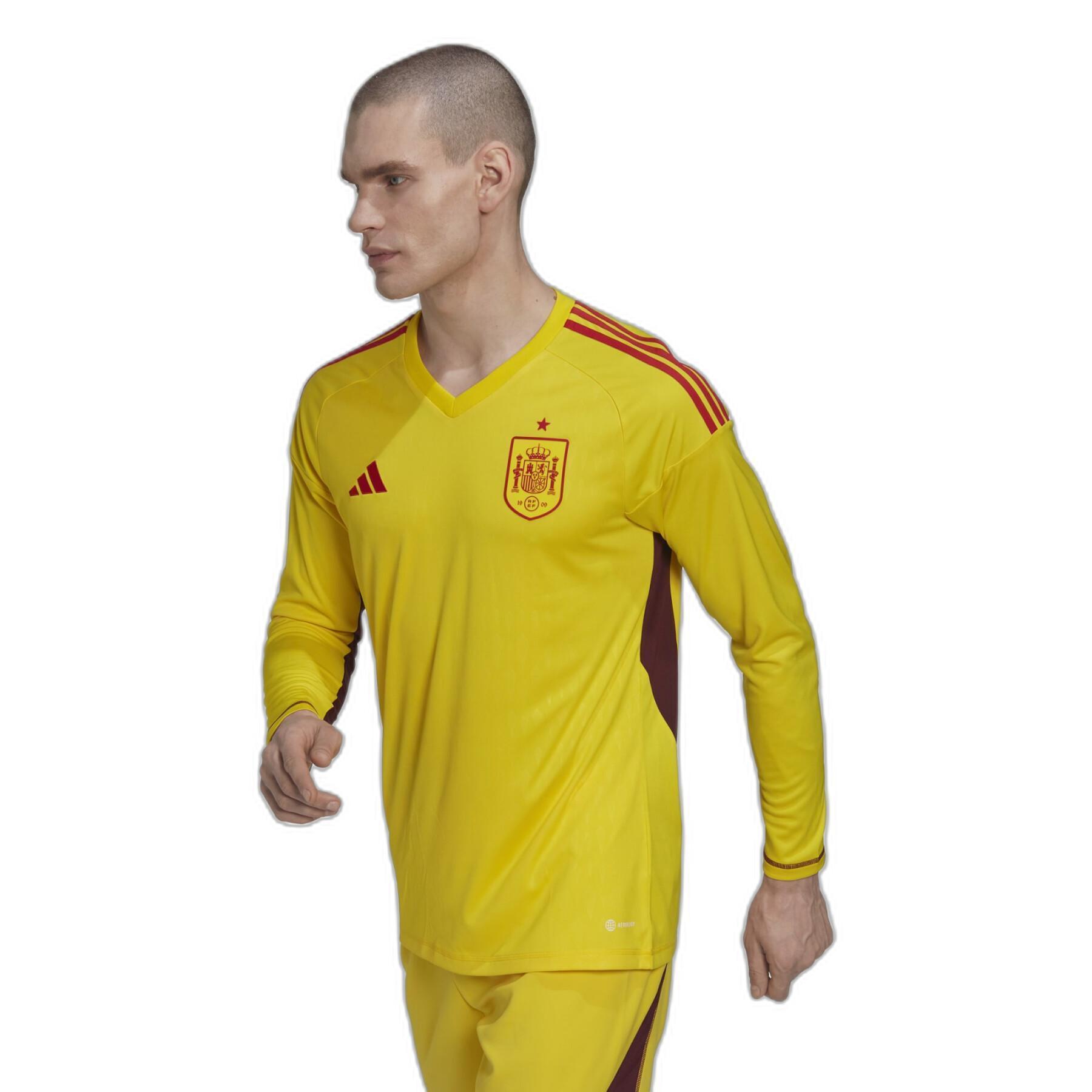 Camiseta de portero de la Copa Mundial 2022 Espagne Tiro