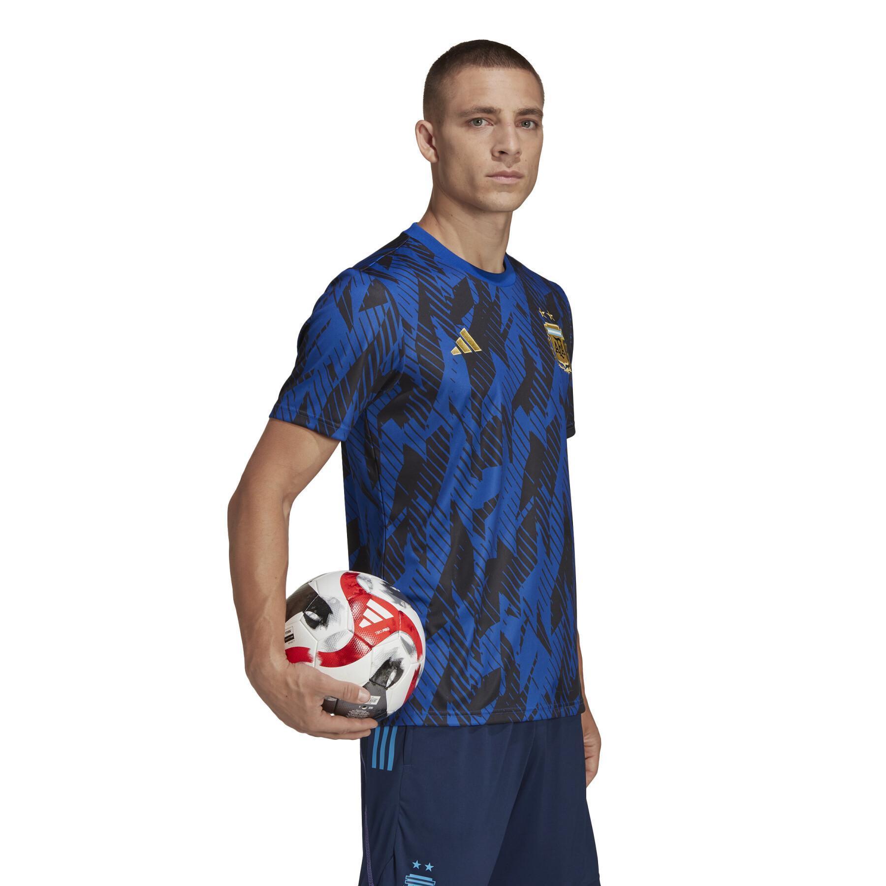 Camiseta Prematch adidas Coupe du monde 2022 Argentine