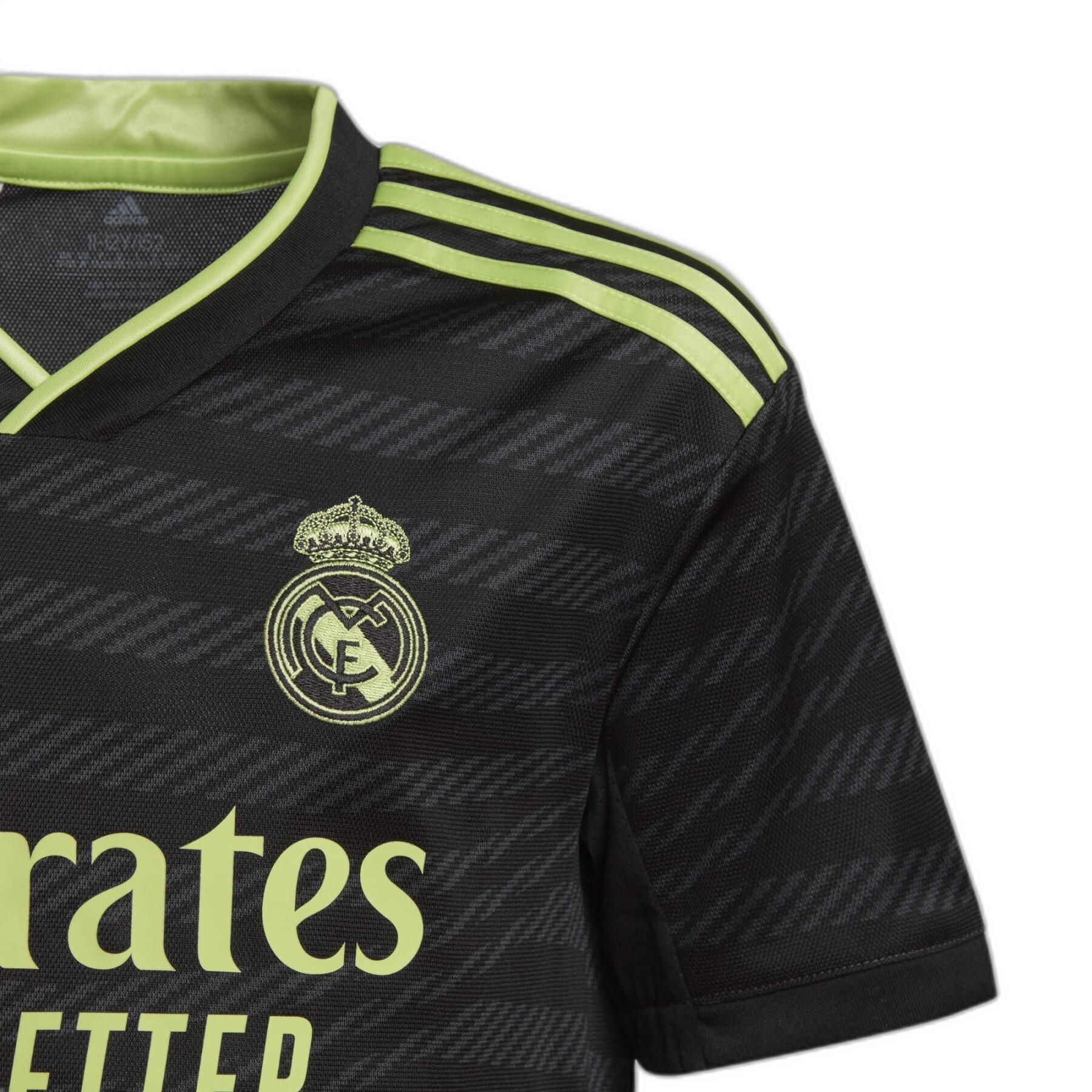Camiseta tercera equipación infantil Real Madrid 2022/23