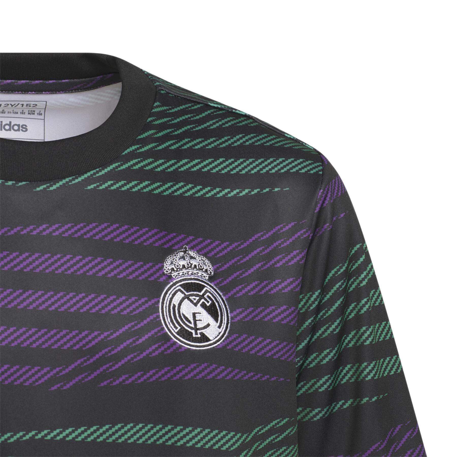 Camiseta Prematch infantil Real Madrid 2022/23