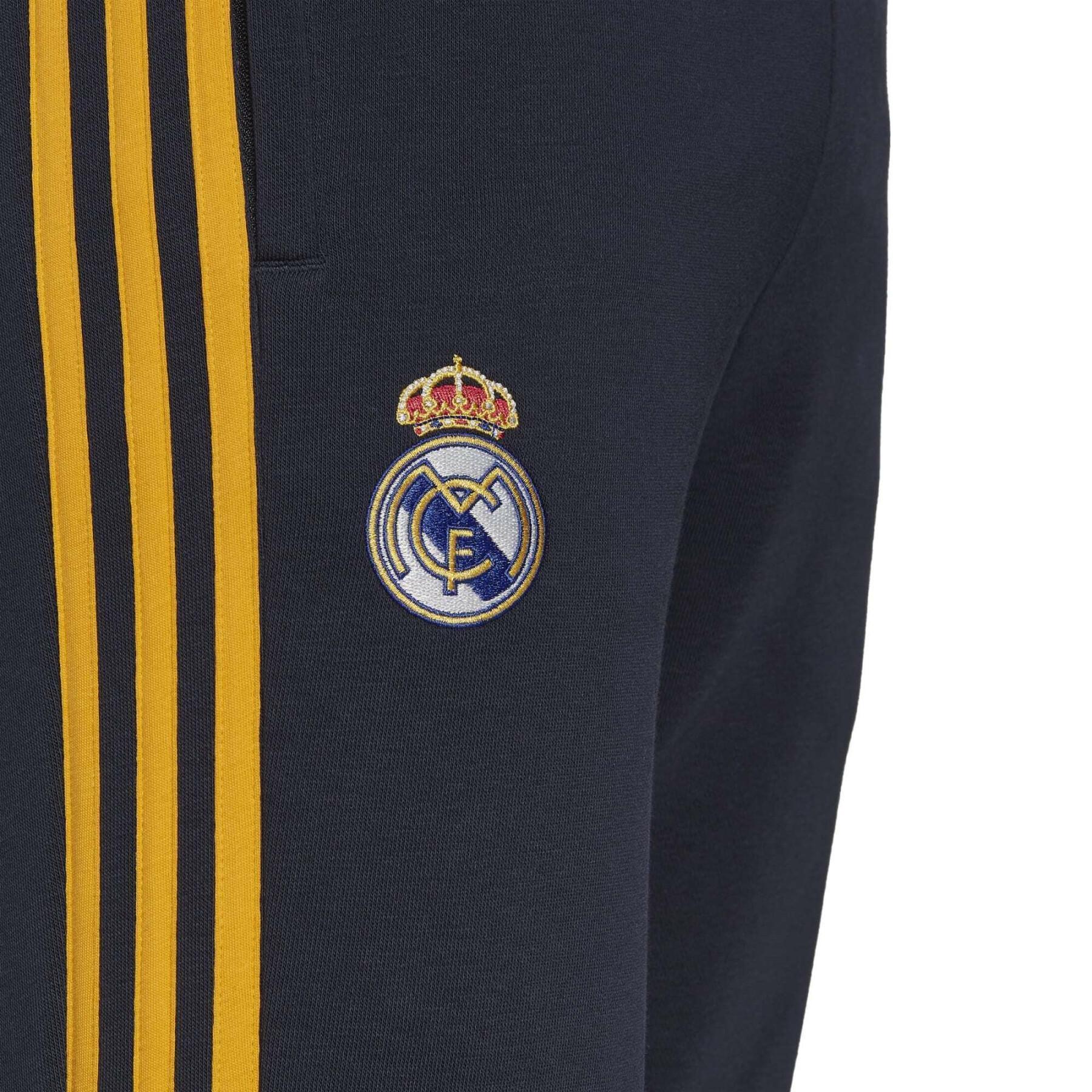 Pantalón de entrenamiento de forro polar con 3 rayas Real Madrid 2022/23