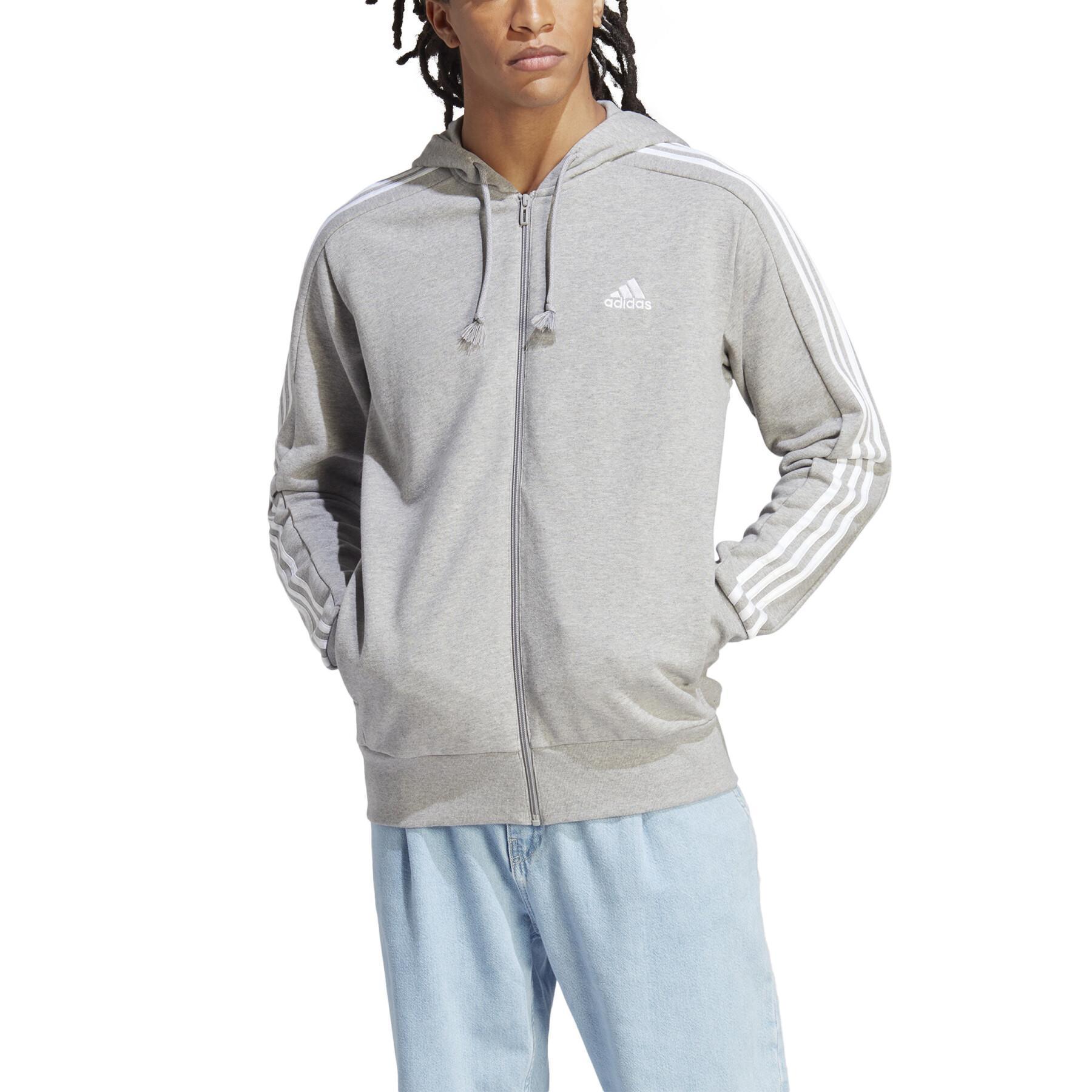 Sweatshirt polar con capucha adidas Essentials 3-Stripes