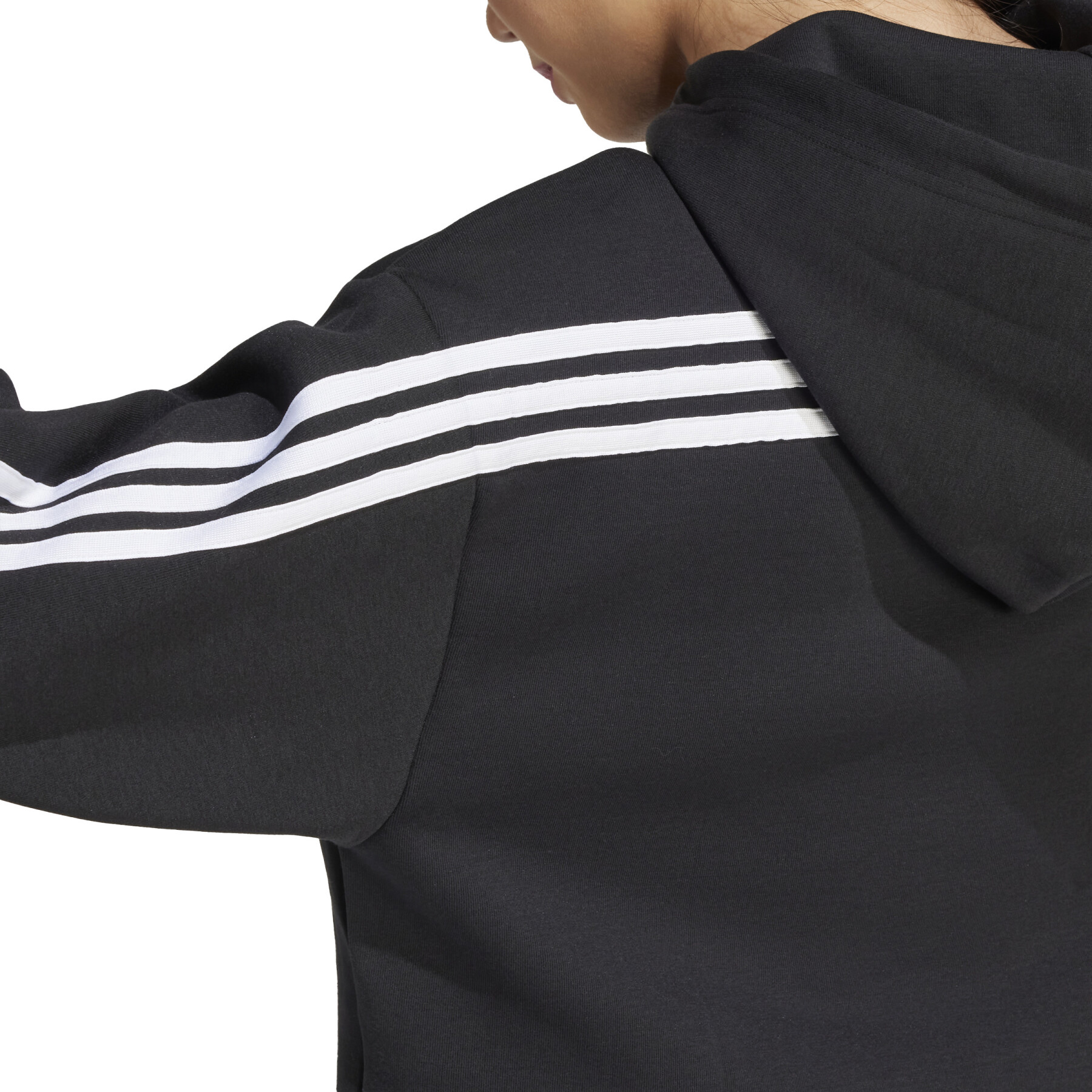 Sudadera con capucha para mujer adidas Future Icons 3 Stripes