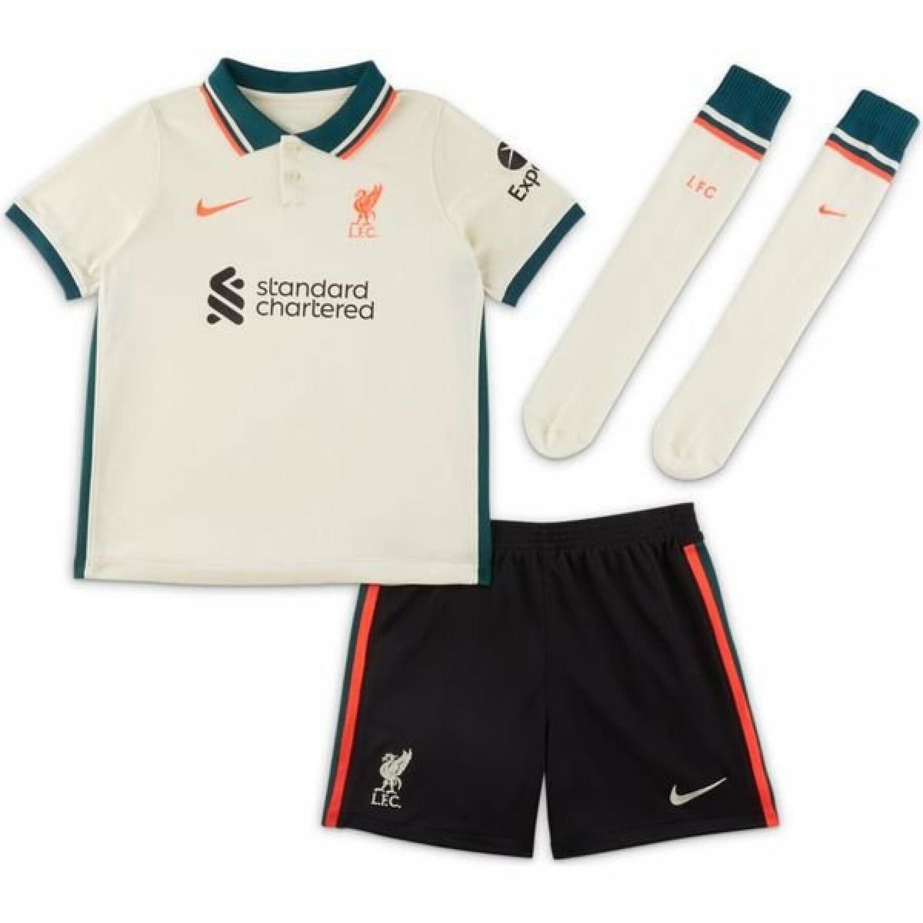 Mini kit de exterior para niños Liverpool FC 2021/22