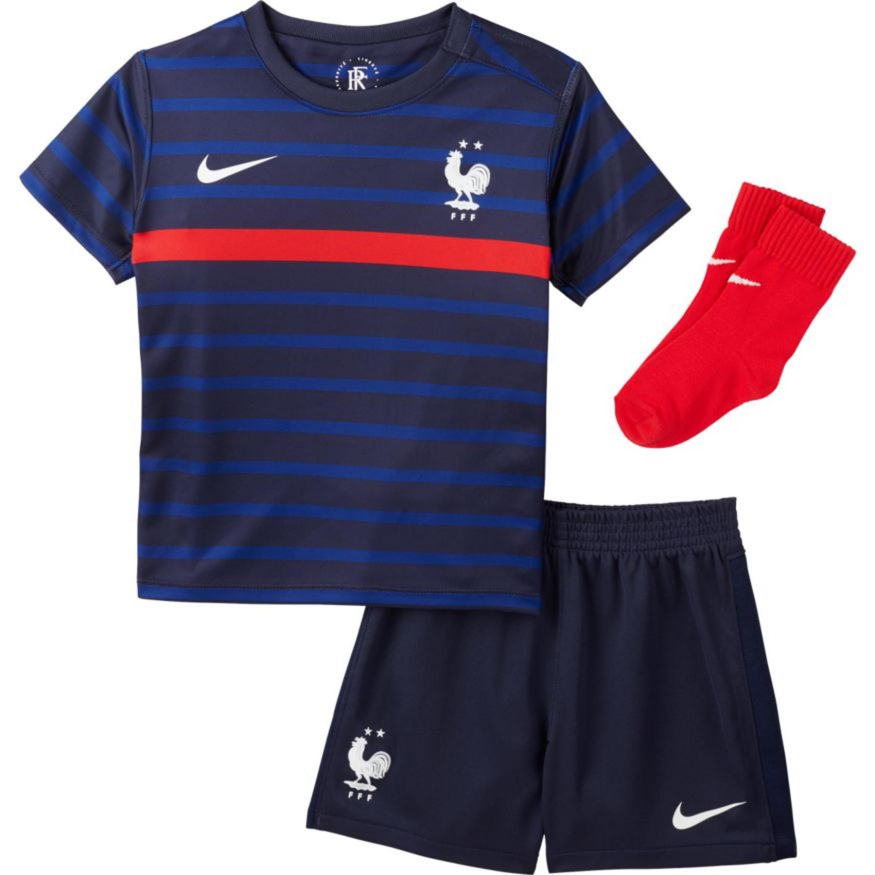 Mini kit para el Primera equipación Francia 2020