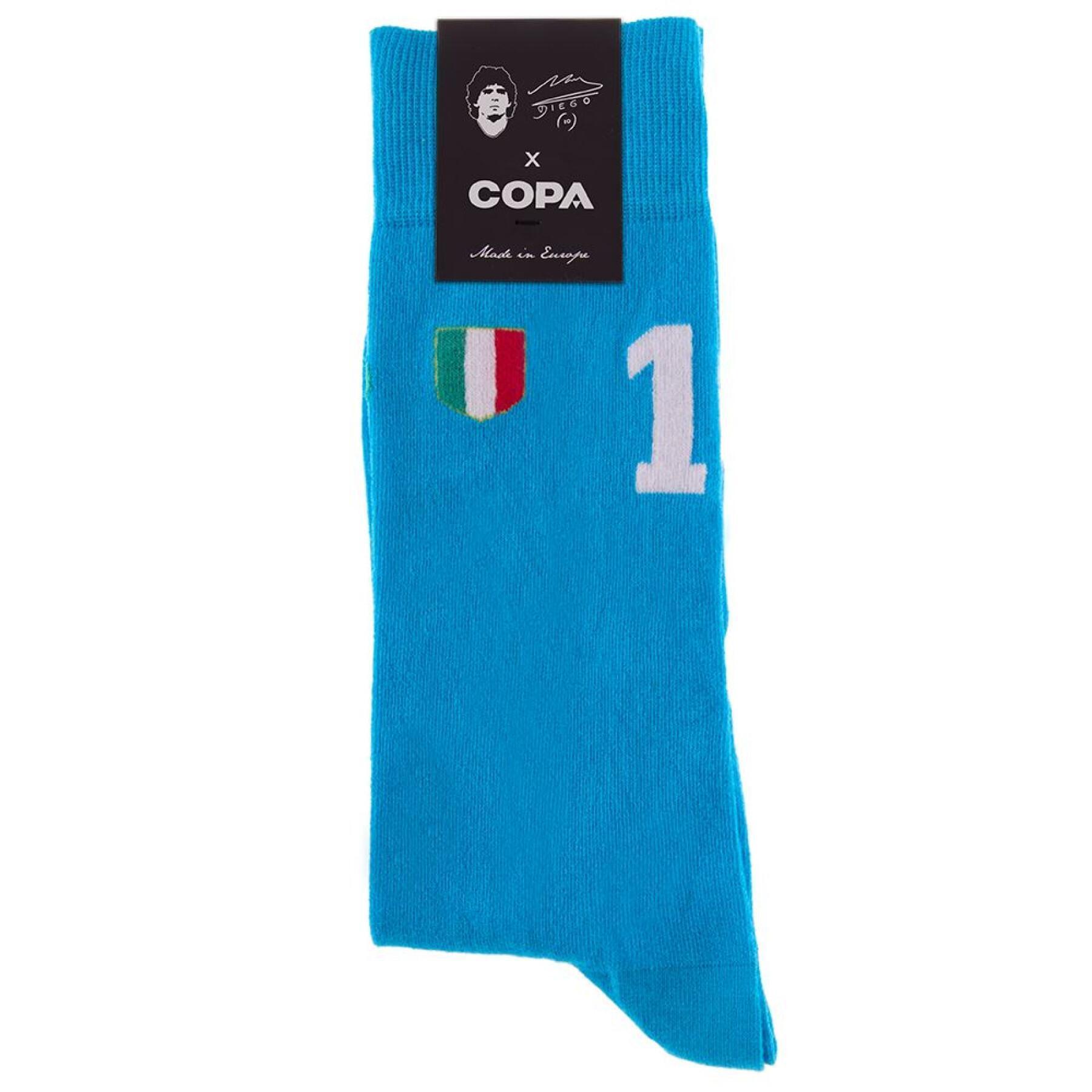 Calcetines de fútbol número 10 Copa SSC Napoli Maradona