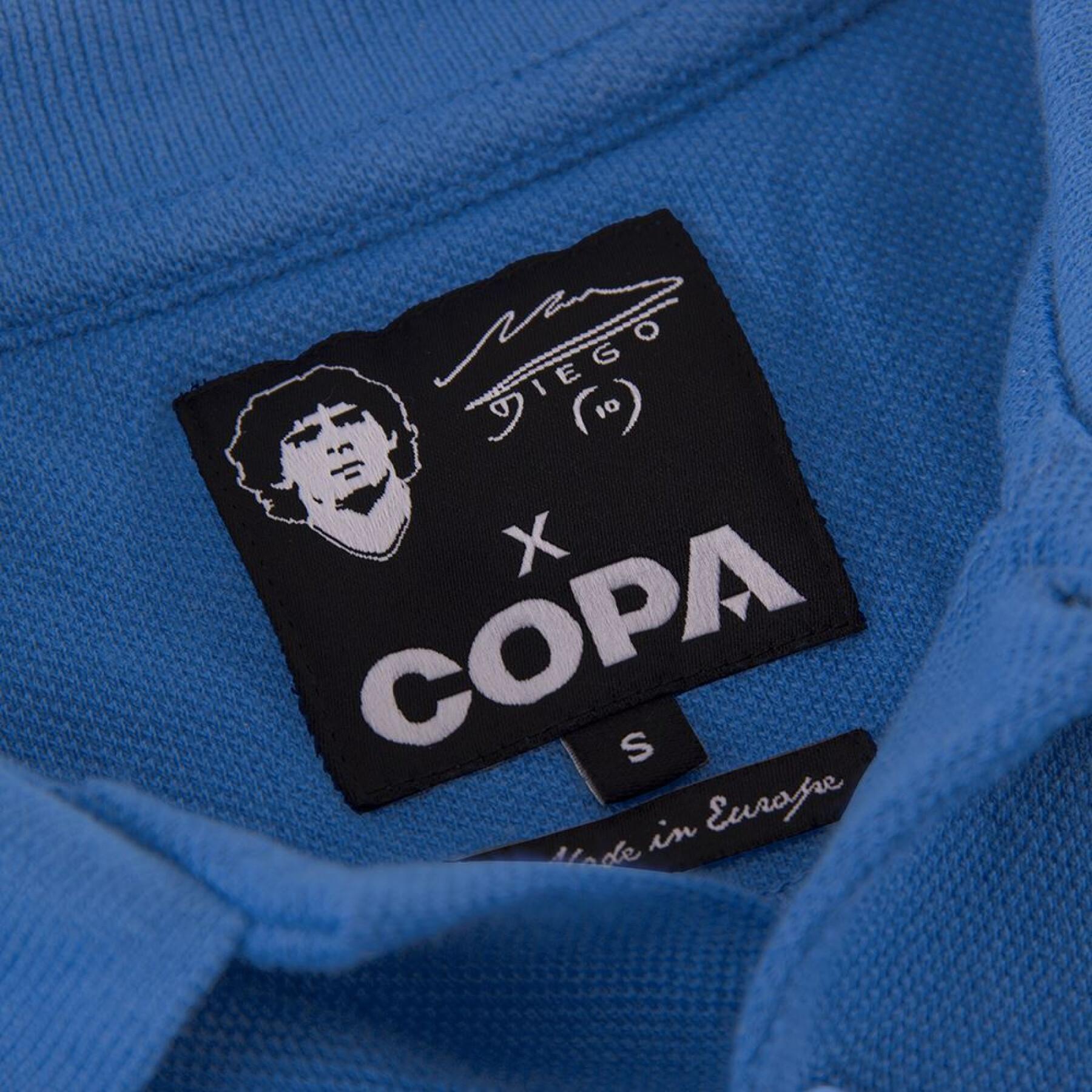 Polo bordado Copa SSC Napoli Maradona