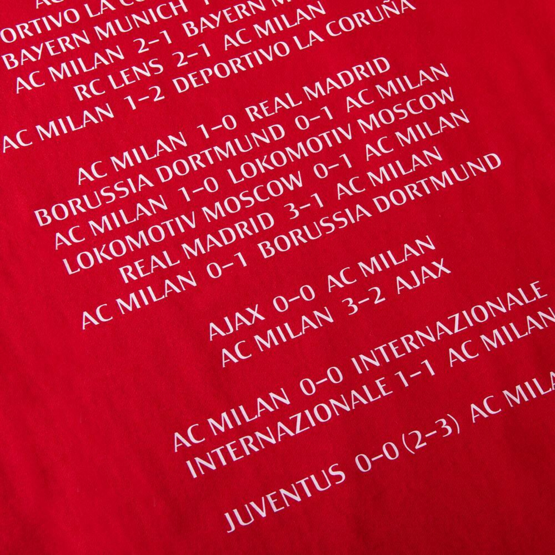 Camiseta bordada Milan AC CL 2003/04