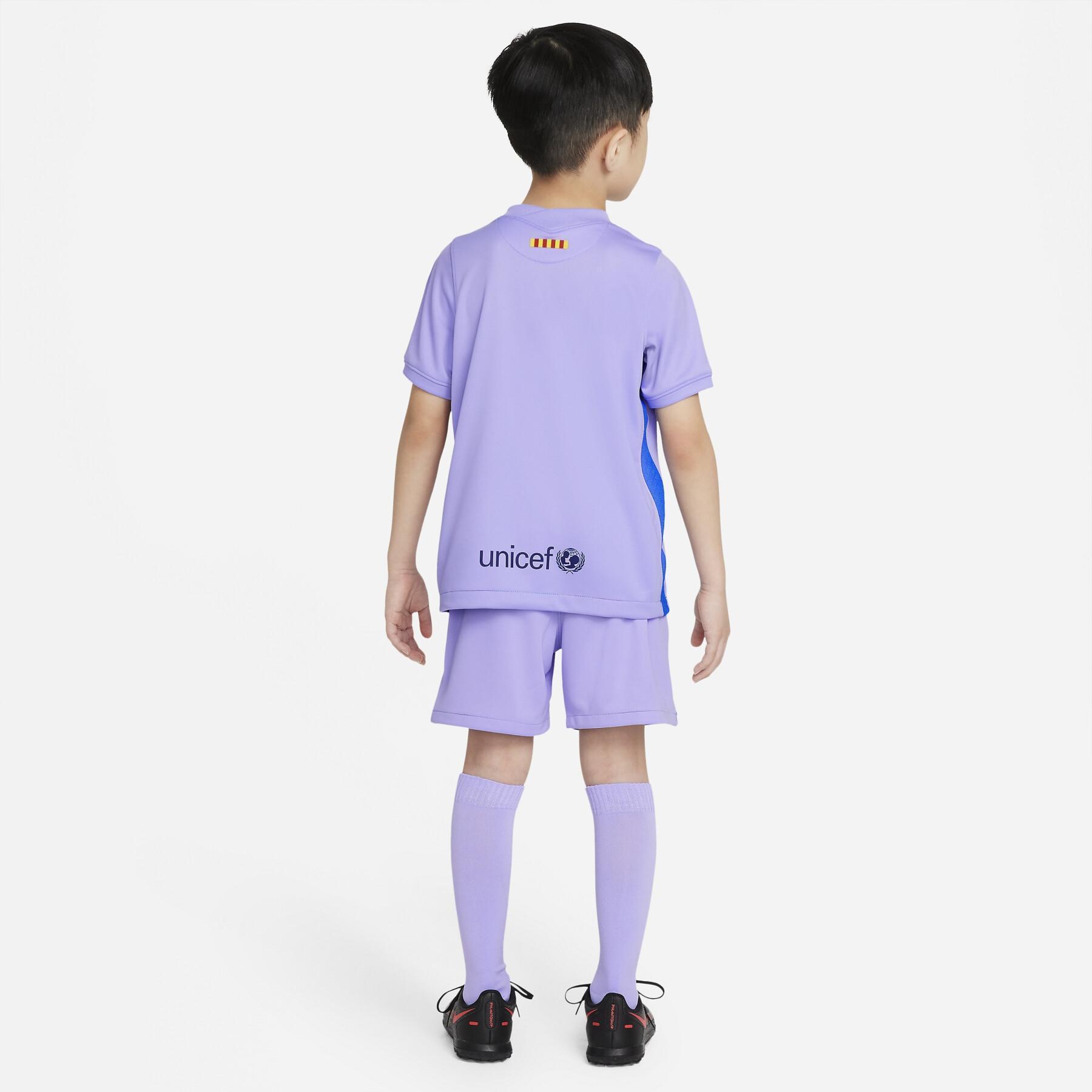 Mini kit de exterior para niños FC Barcelone 2021/22