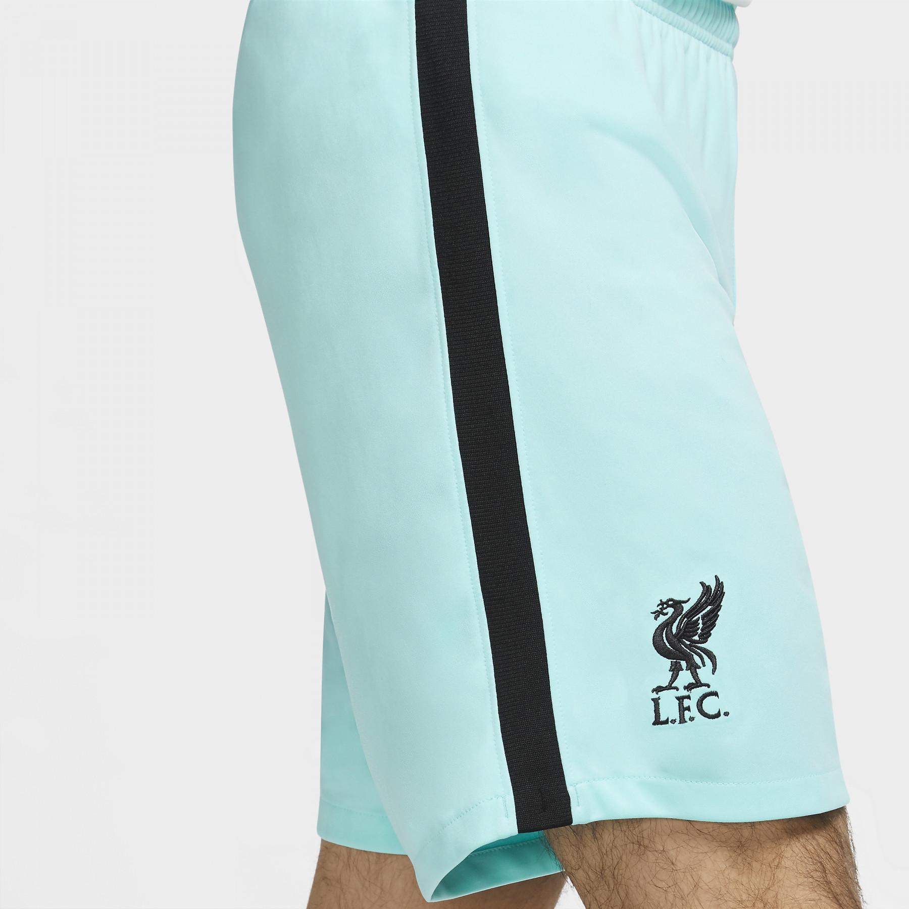Pantalones cortos exteriores del estadio del Liverpool 2020/21