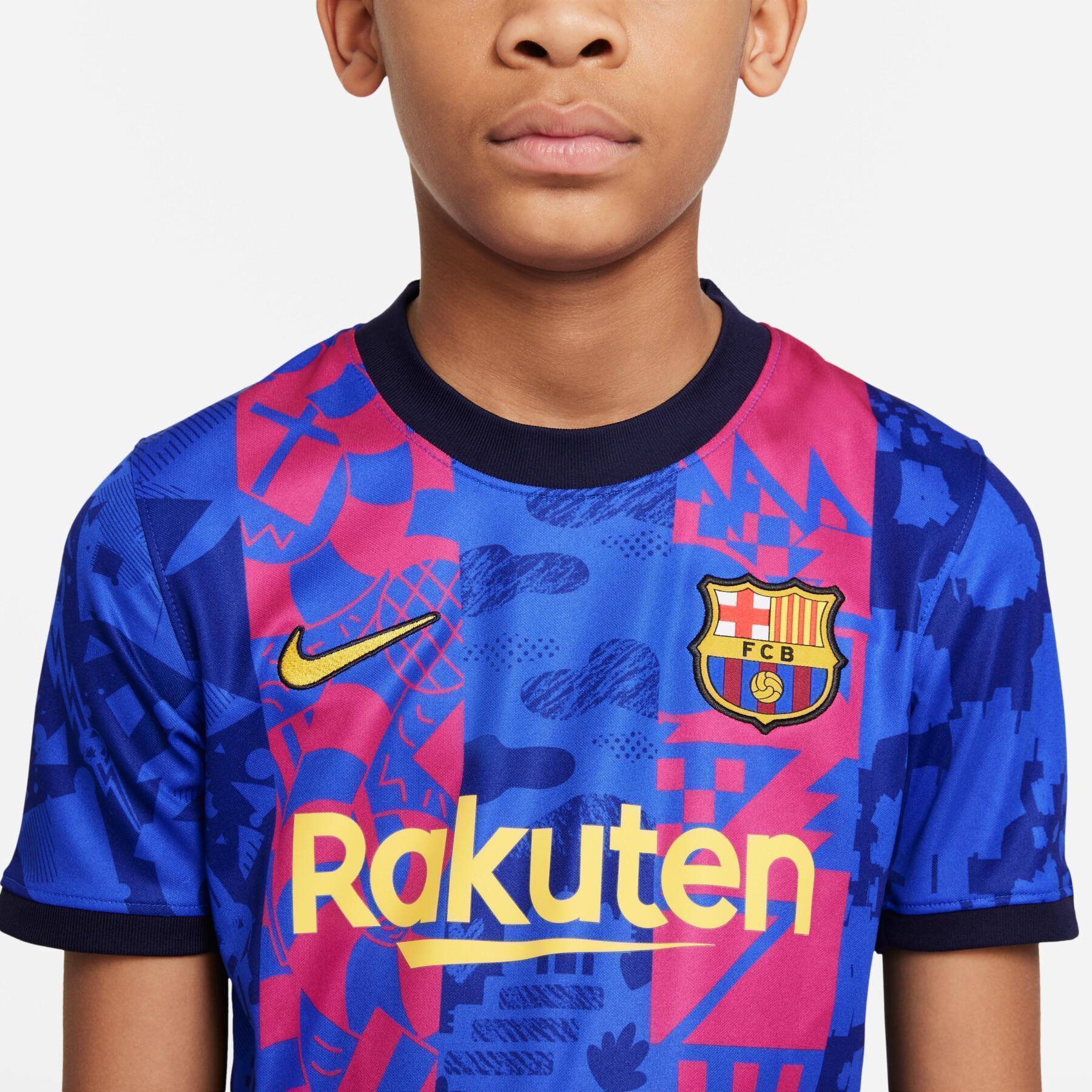 Camiseta tercera equipación infantil FC Barcelone 2021/22