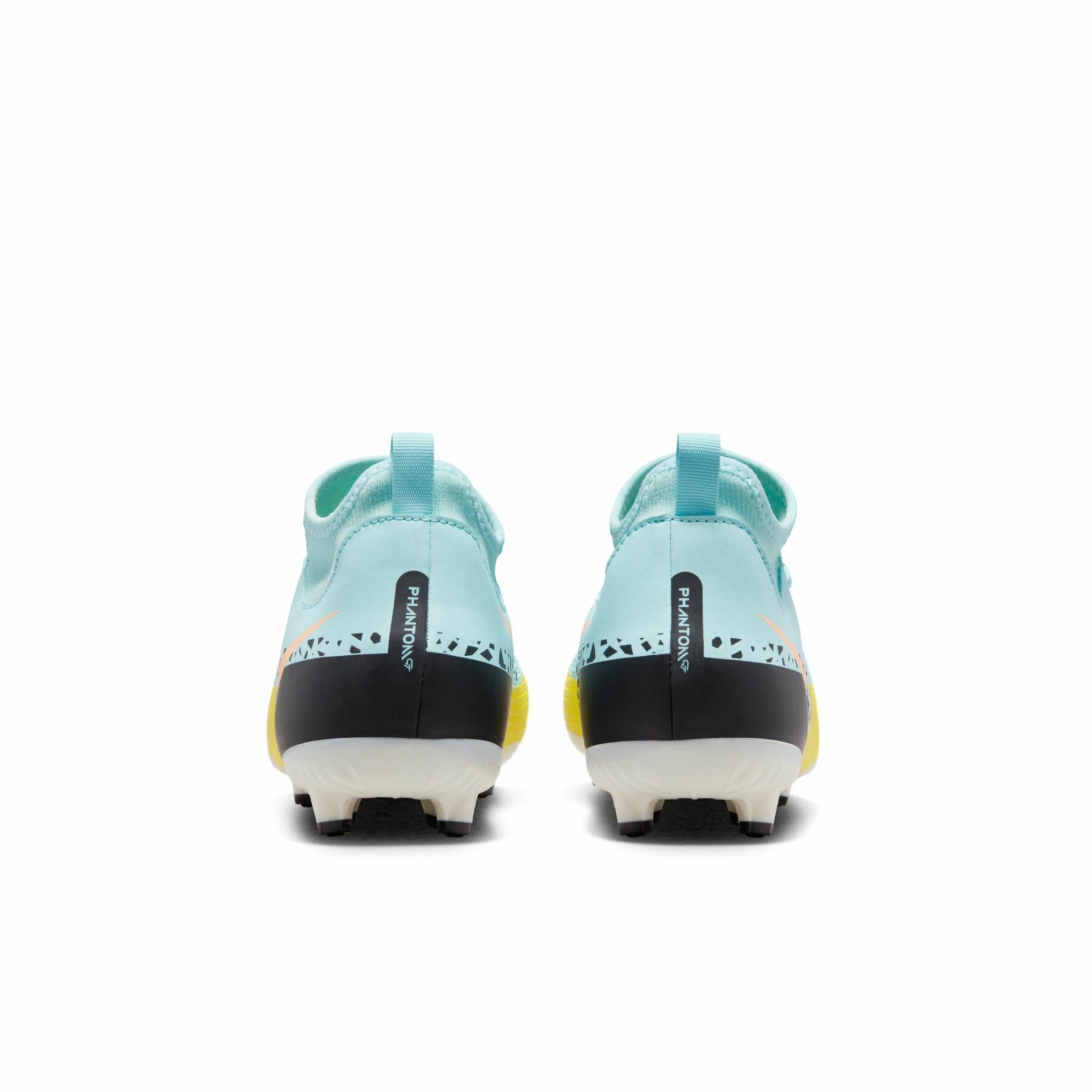 Botas de fútbol para niños Nike Phantom GT2 Academy Dynamic Fit MG - Lucent Pack