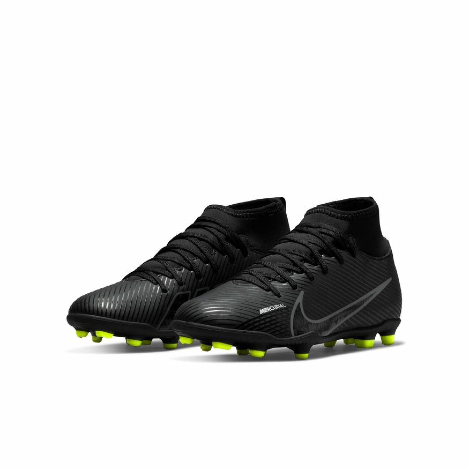 Botas de fútbol para niños Nike Mercurial Superfly 9 Club FG/MG - Shadow Black Pack