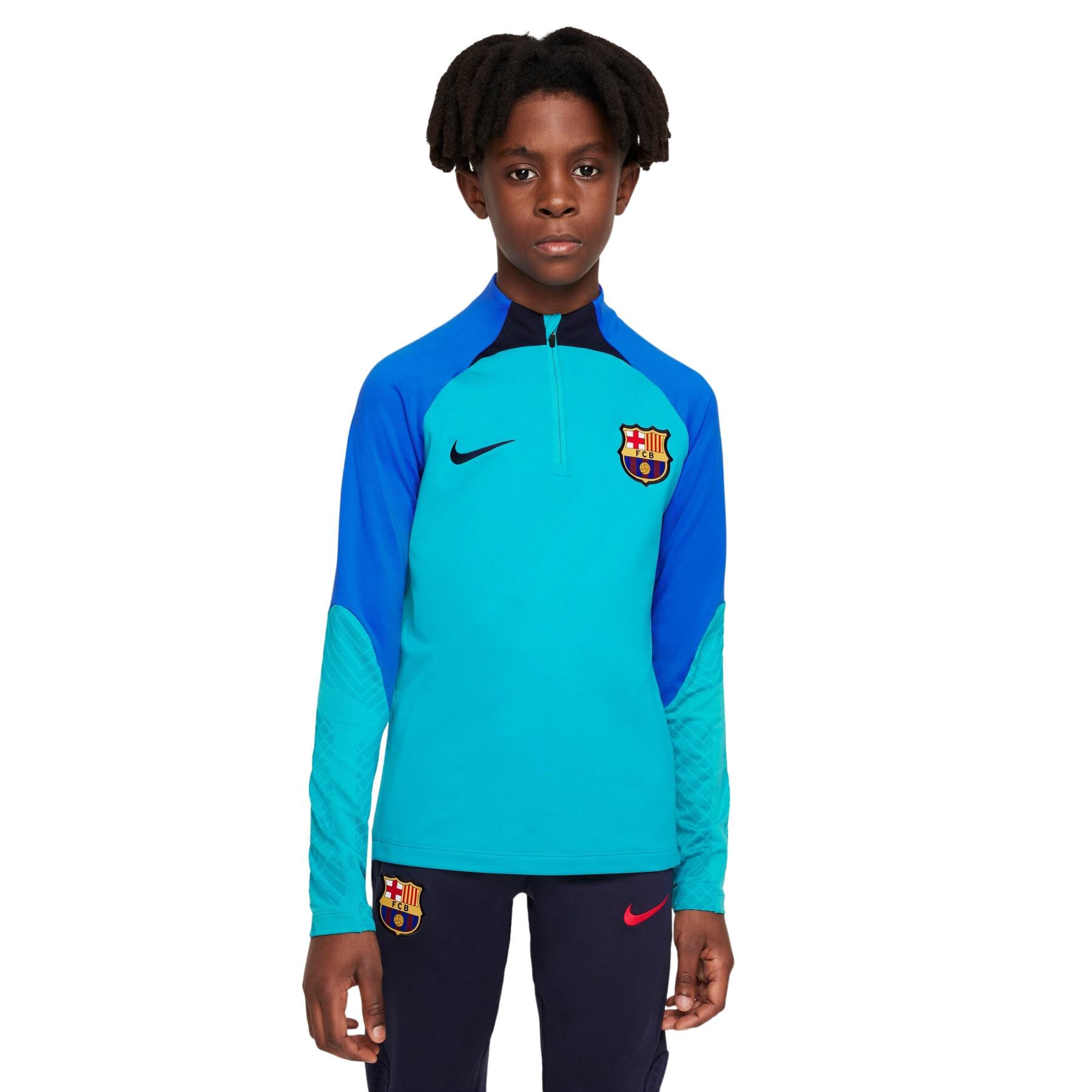 Camiseta de entrenamiento infantil FC Barcelone Strike Dri-FIT 2022/23