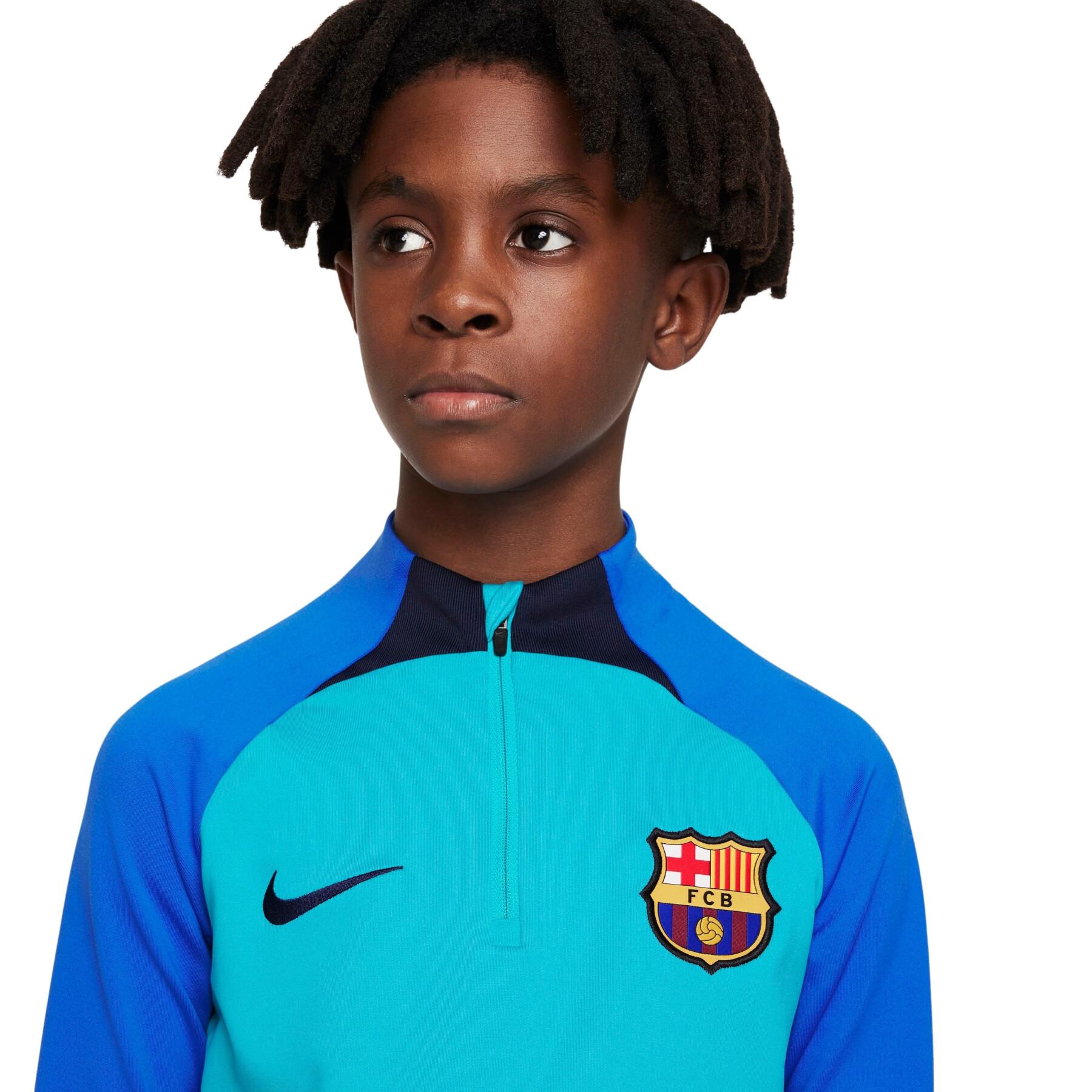 Camiseta de entrenamiento infantil FC Barcelone Strike Dri-FIT 2022/23