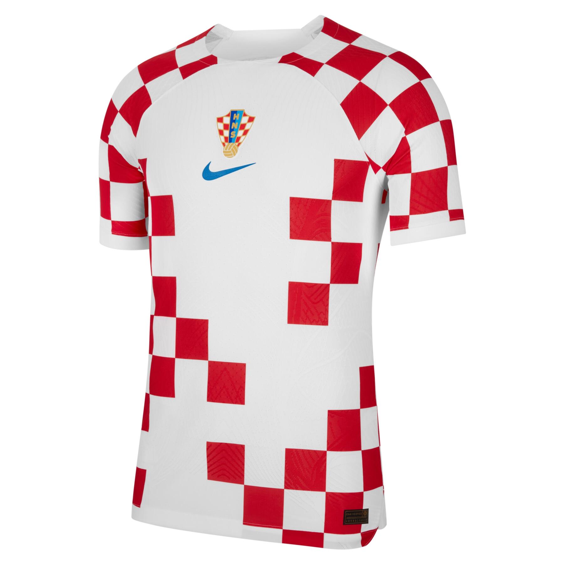 Camiseta auténtica de la Copa Mundial 2022 Croatie