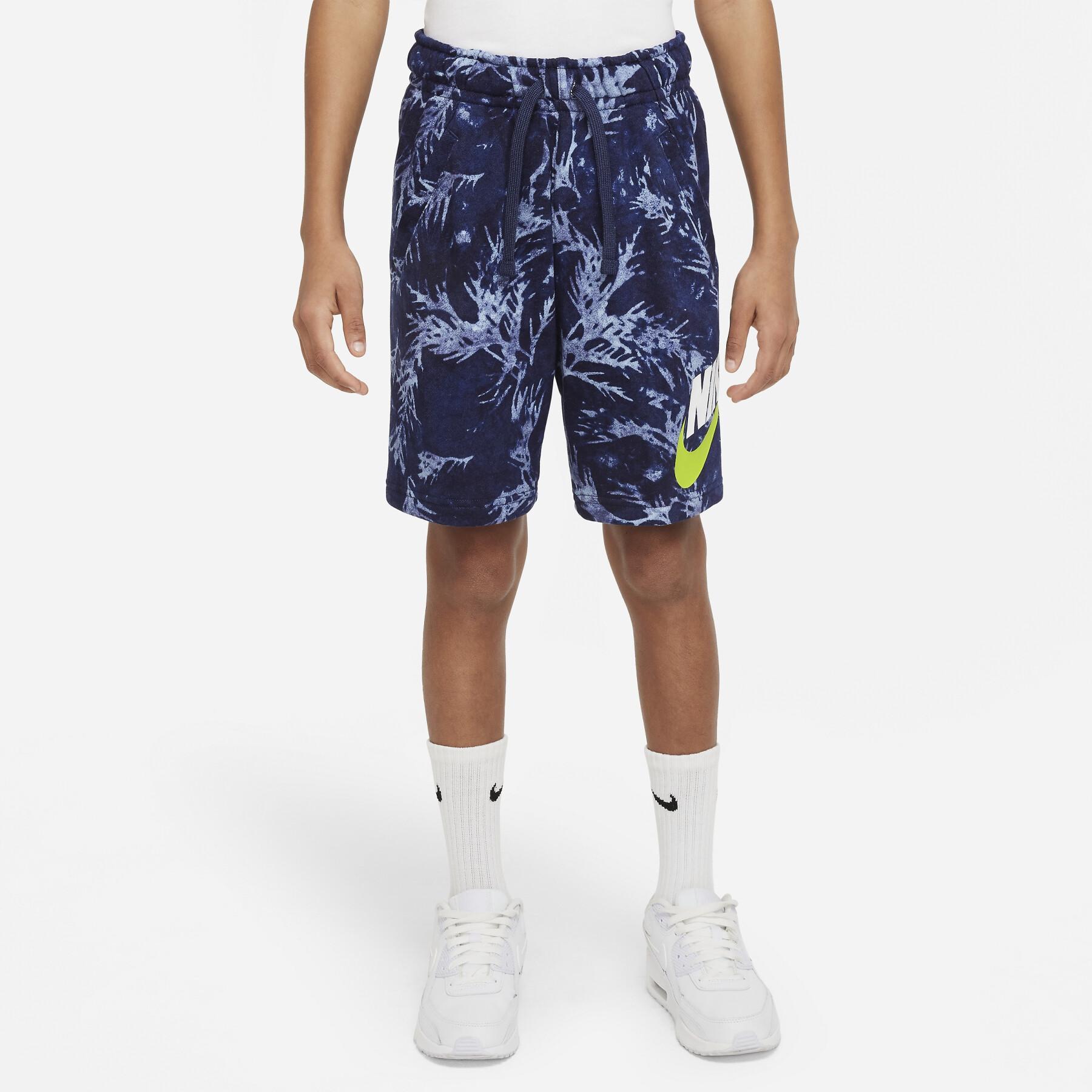 Pantalones cortos para niños Nike Washed Aop