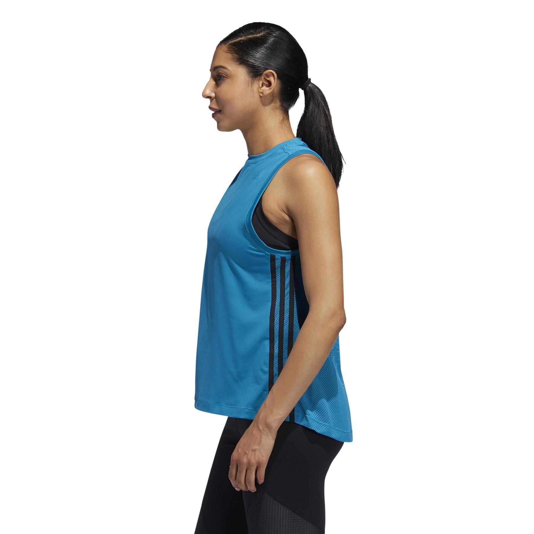 Camiseta de tirantes de entrenamiento para mujer adidas 3-Stripes