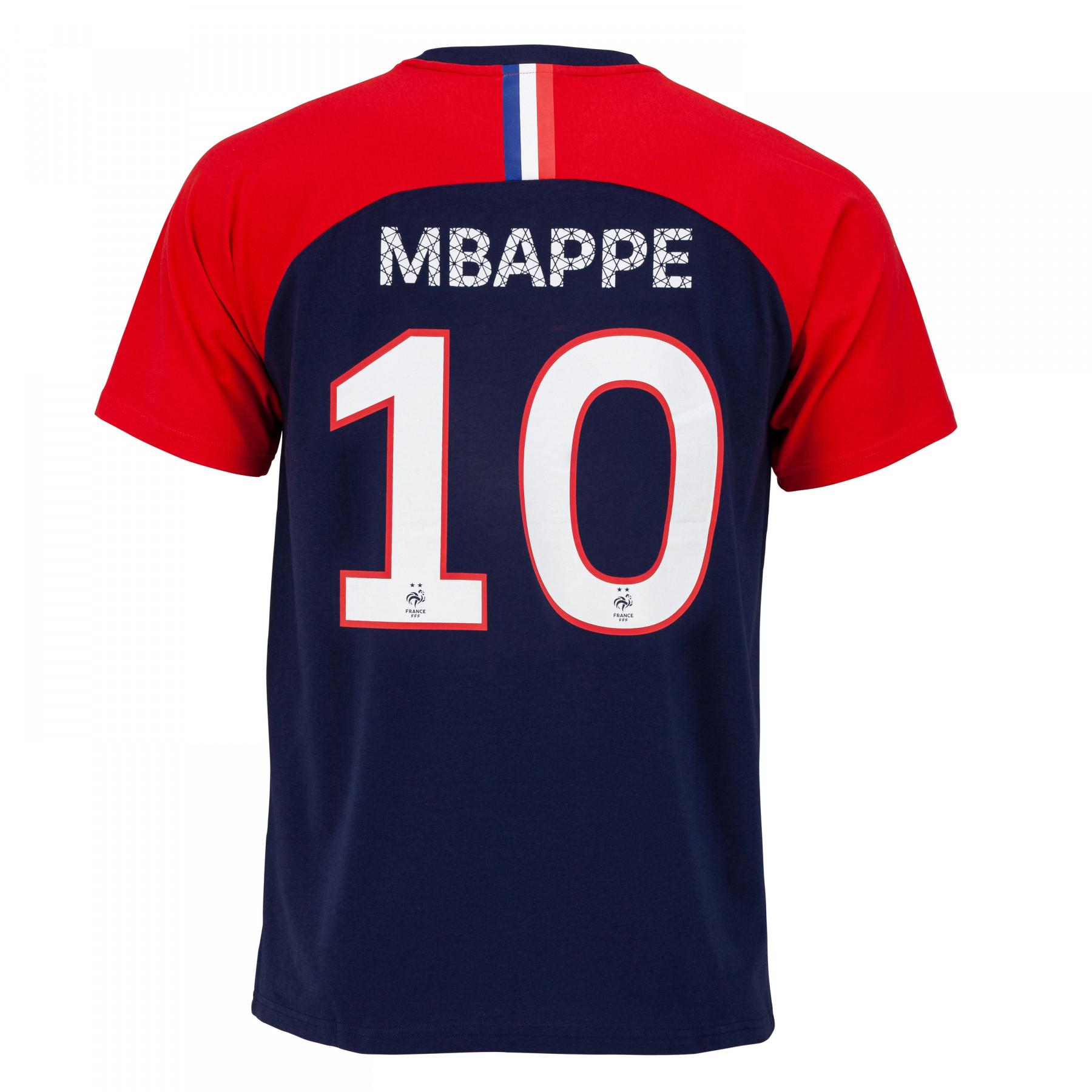 Camiseta niño fff jugador mbappé n°10