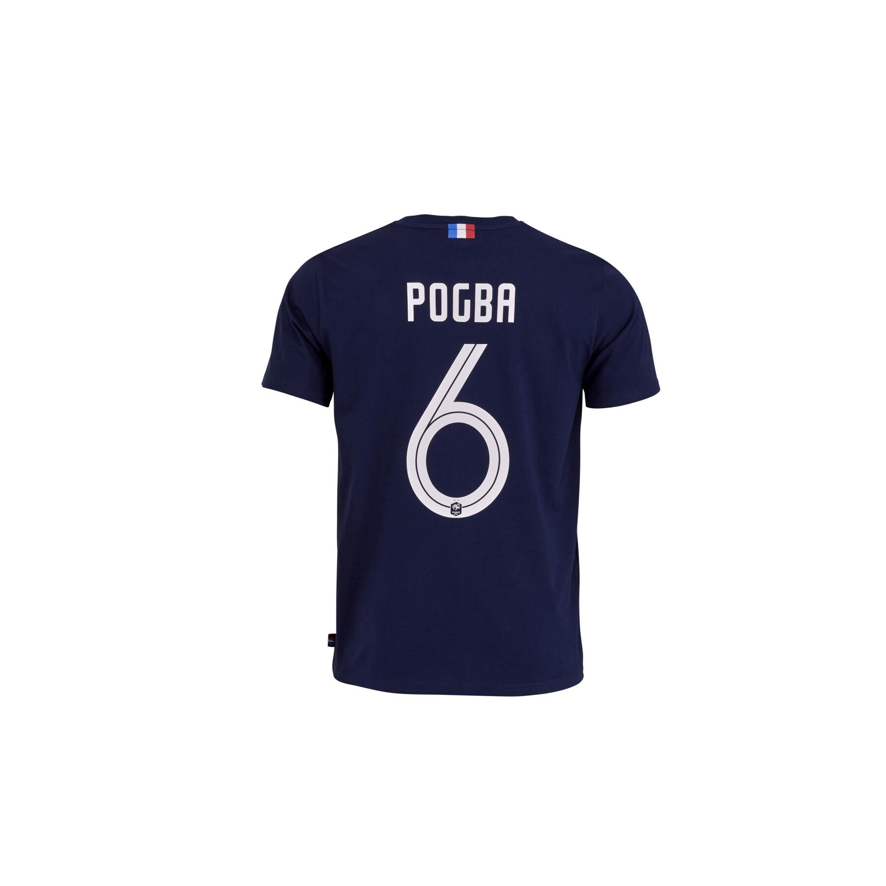 Camiseta niños Francia Player Pogba N°6