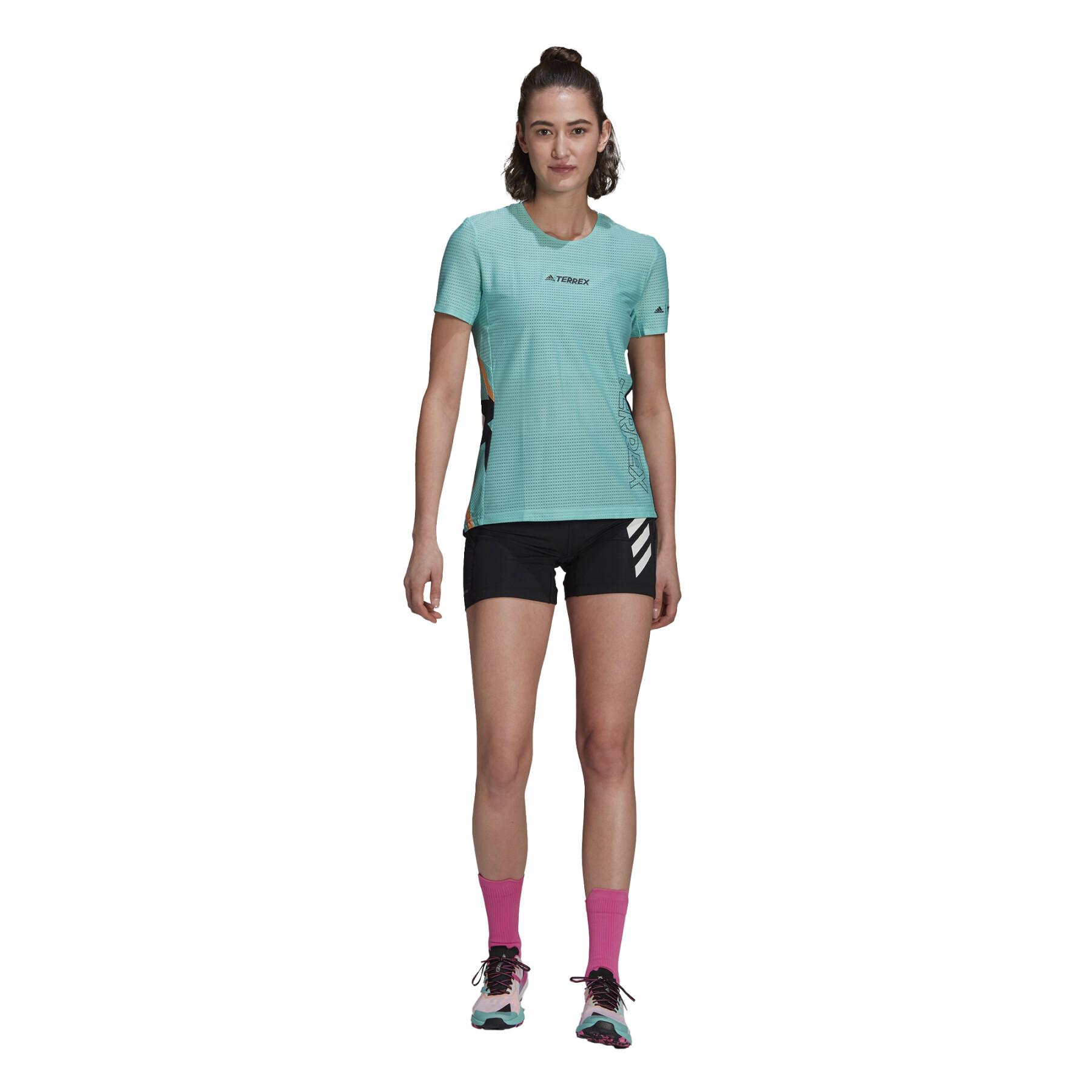 Pantalón corto de mujer adidas Terrex Agravic Pro Trail Running