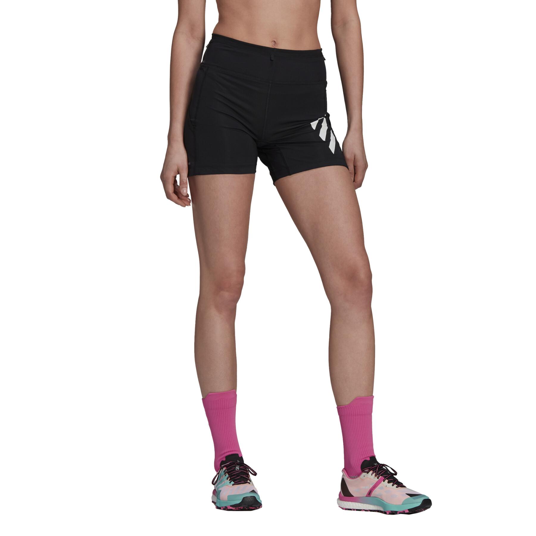 Pantalón corto de mujer adidas Terrex Agravic Pro Trail Running