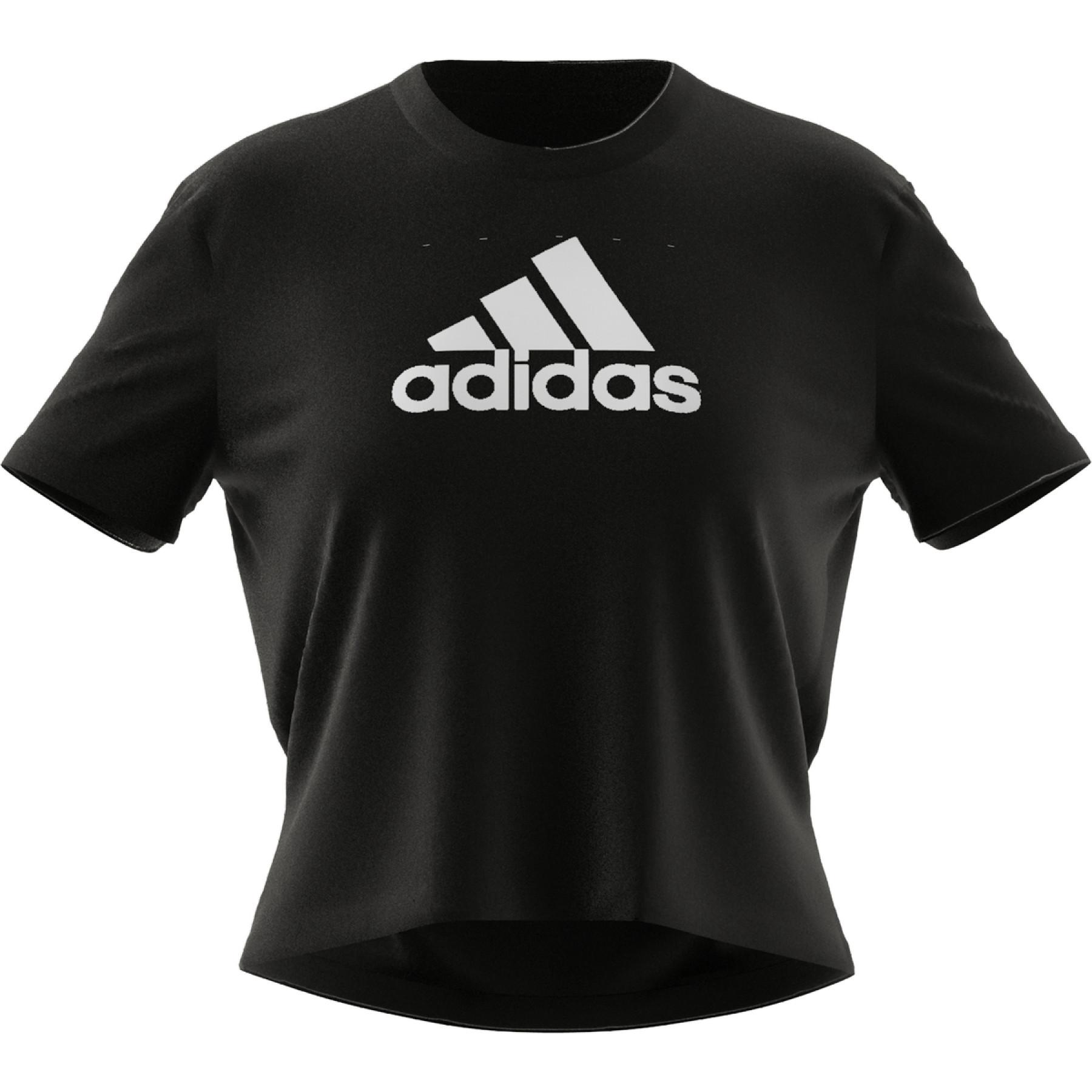 Camiseta corta de mujer adidas Aeroready Designed 2 Move Logo Sport