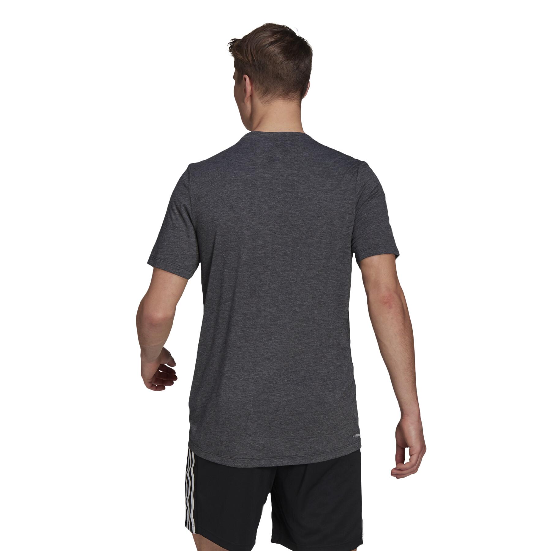 Camiseta adidas Primeblue Designed 2 Move Heathered Sport
