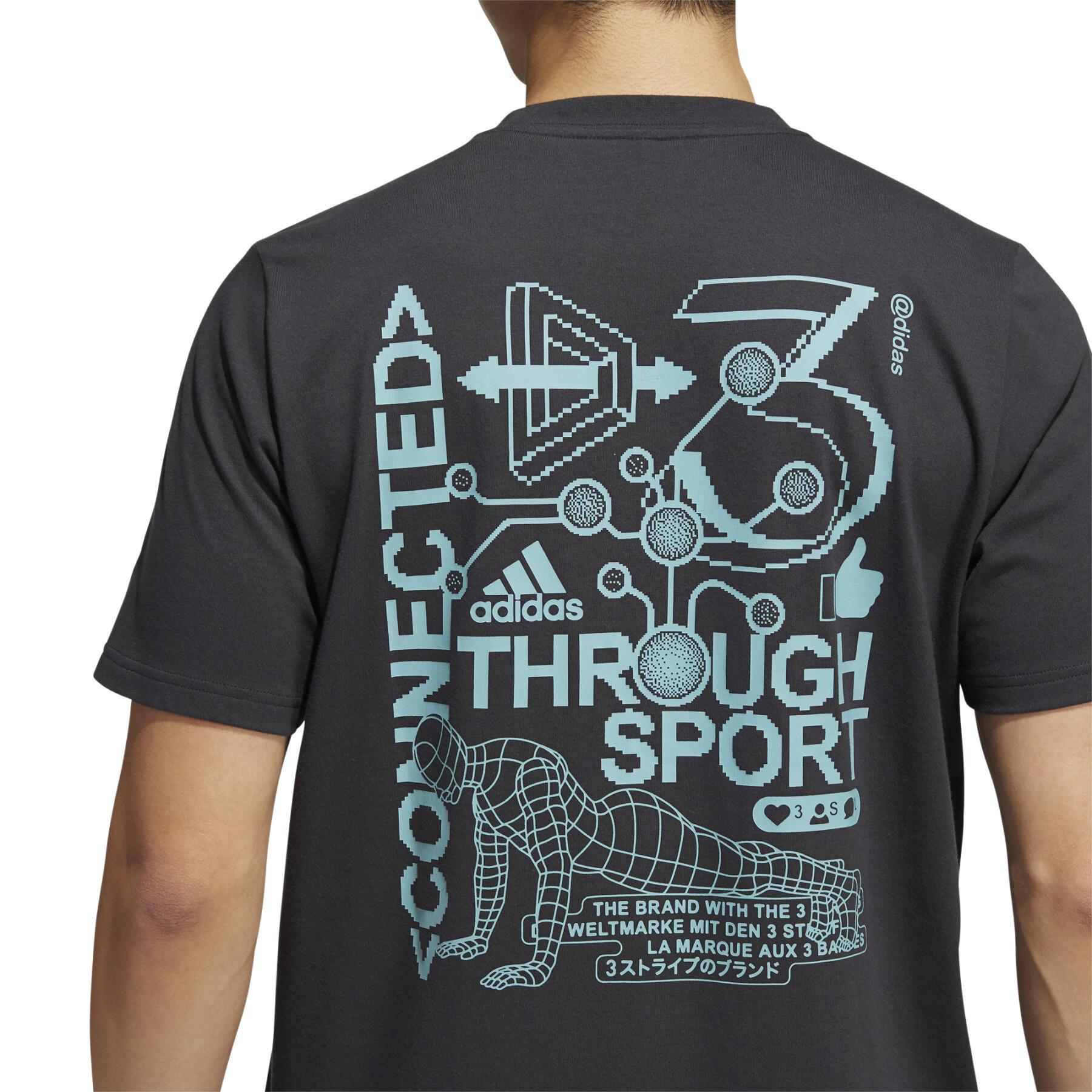 Camiseta adidas Connected Through Sport Graphic