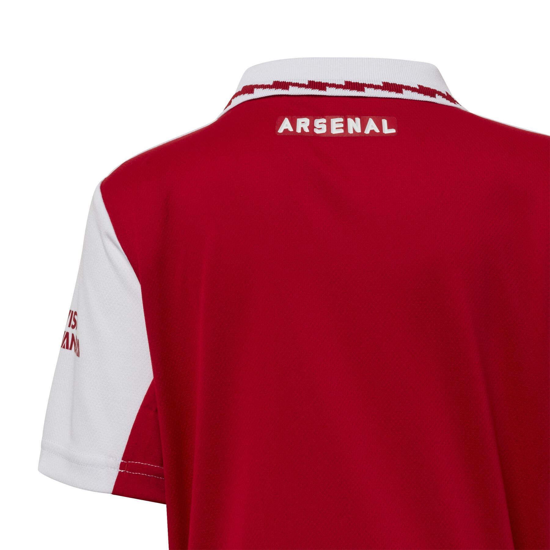 Mini kit doméstico para niños Arsenal 2022/23