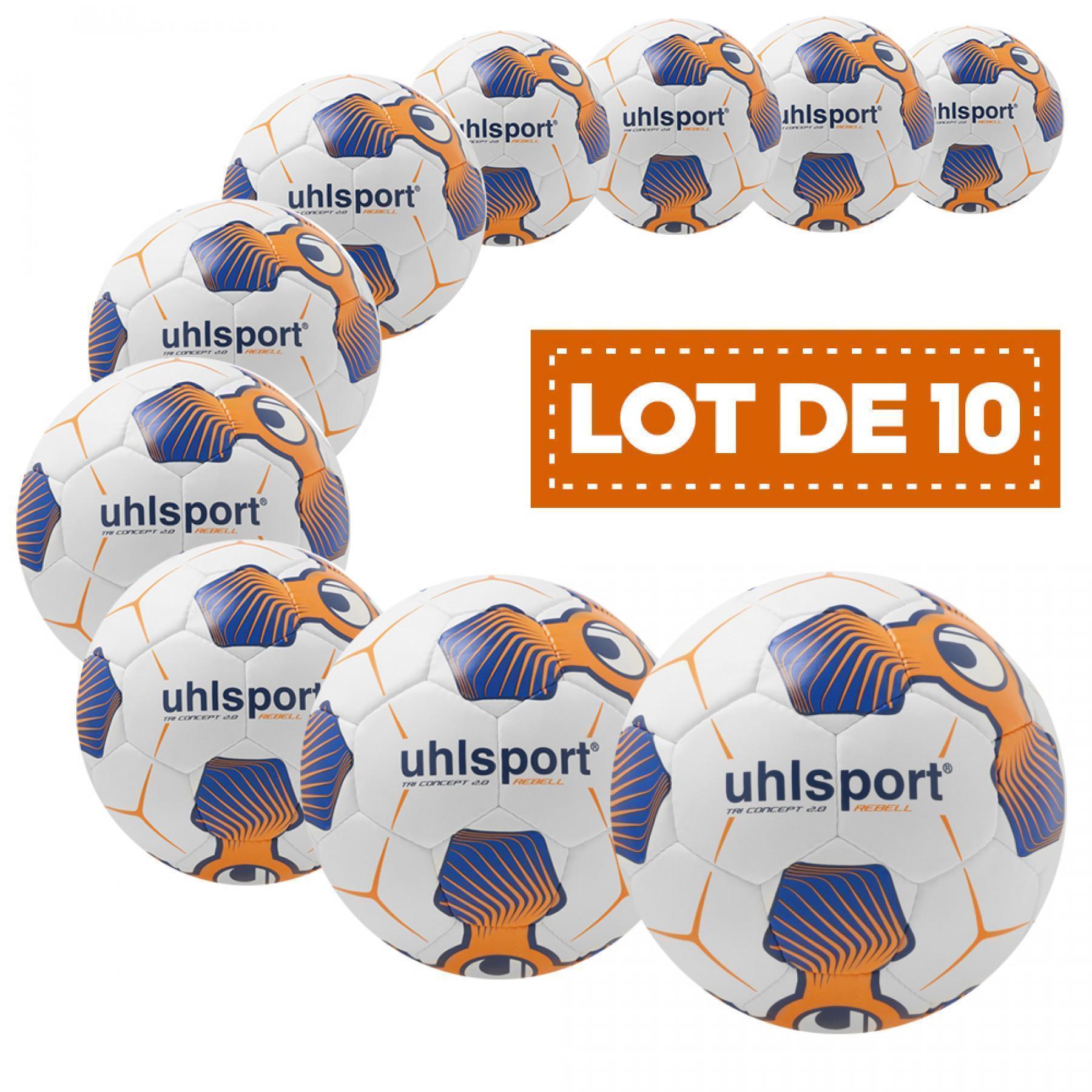 Paquete de 10 globos Uhlsport Rebell 2.0