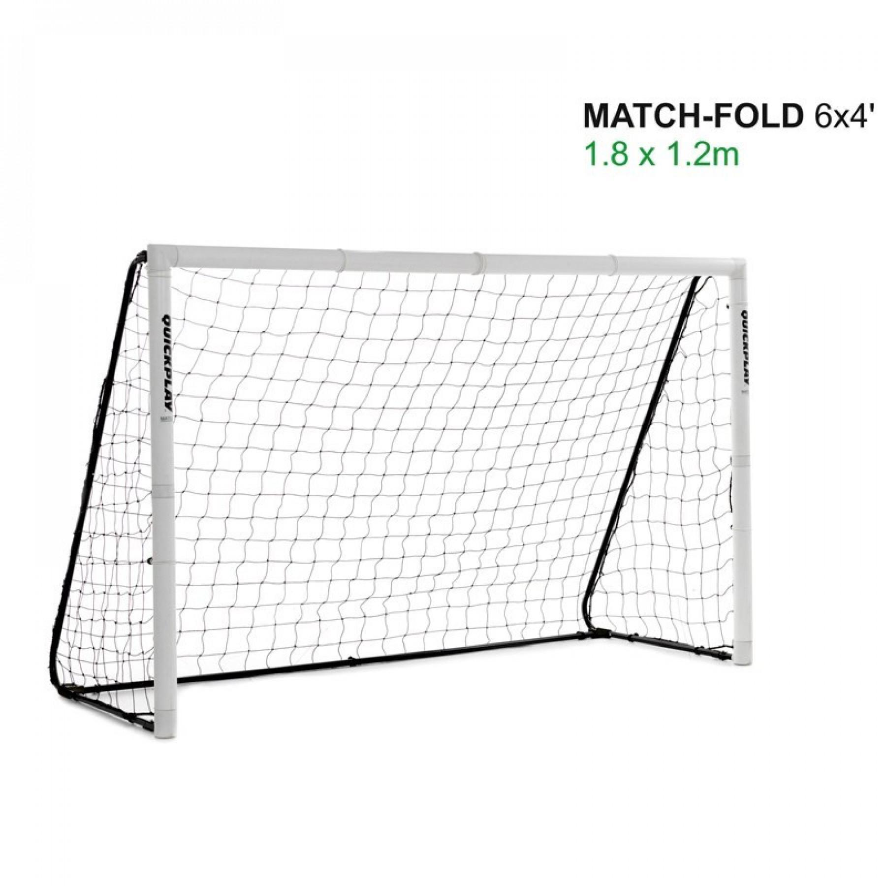 Portería de fútbol plegable Quickplay match fold 1,8m x 1,2m