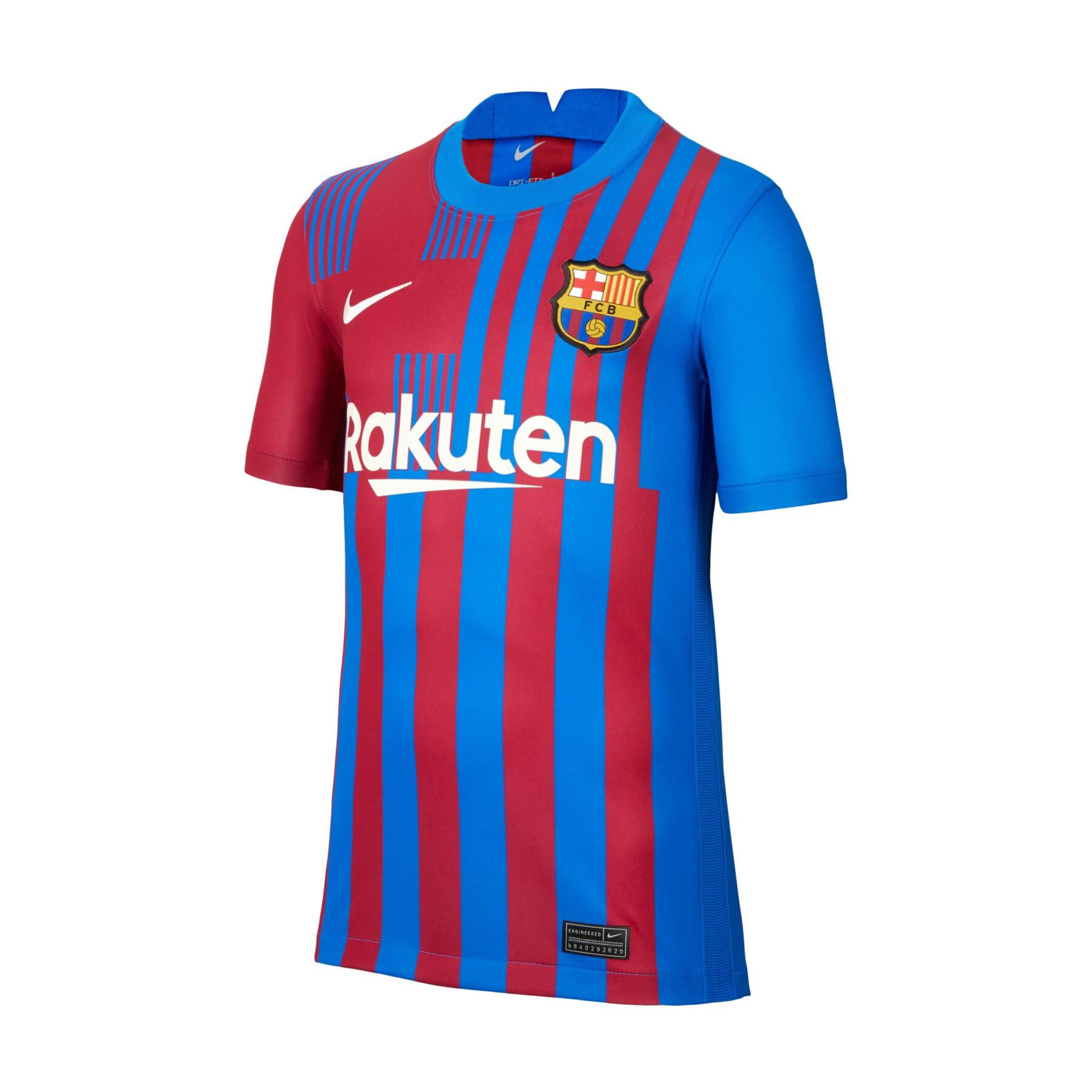 Camiseta Primera Equipacion niños FC Barcelona 2021/22 - Barcelona FC -  Liga - Camisetas