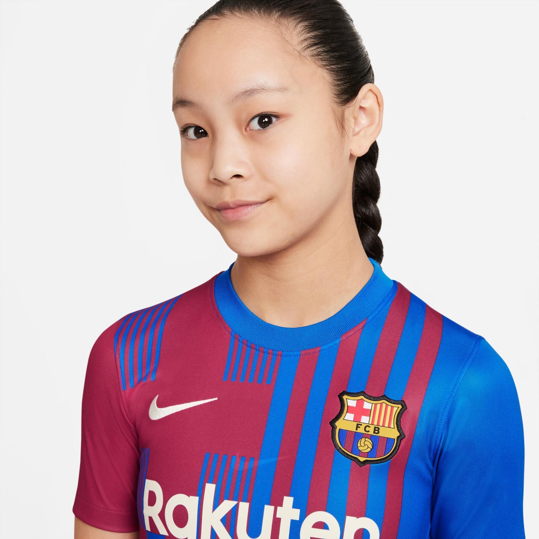 Camiseta primera equipación infantil FC Barcelone 2021/22