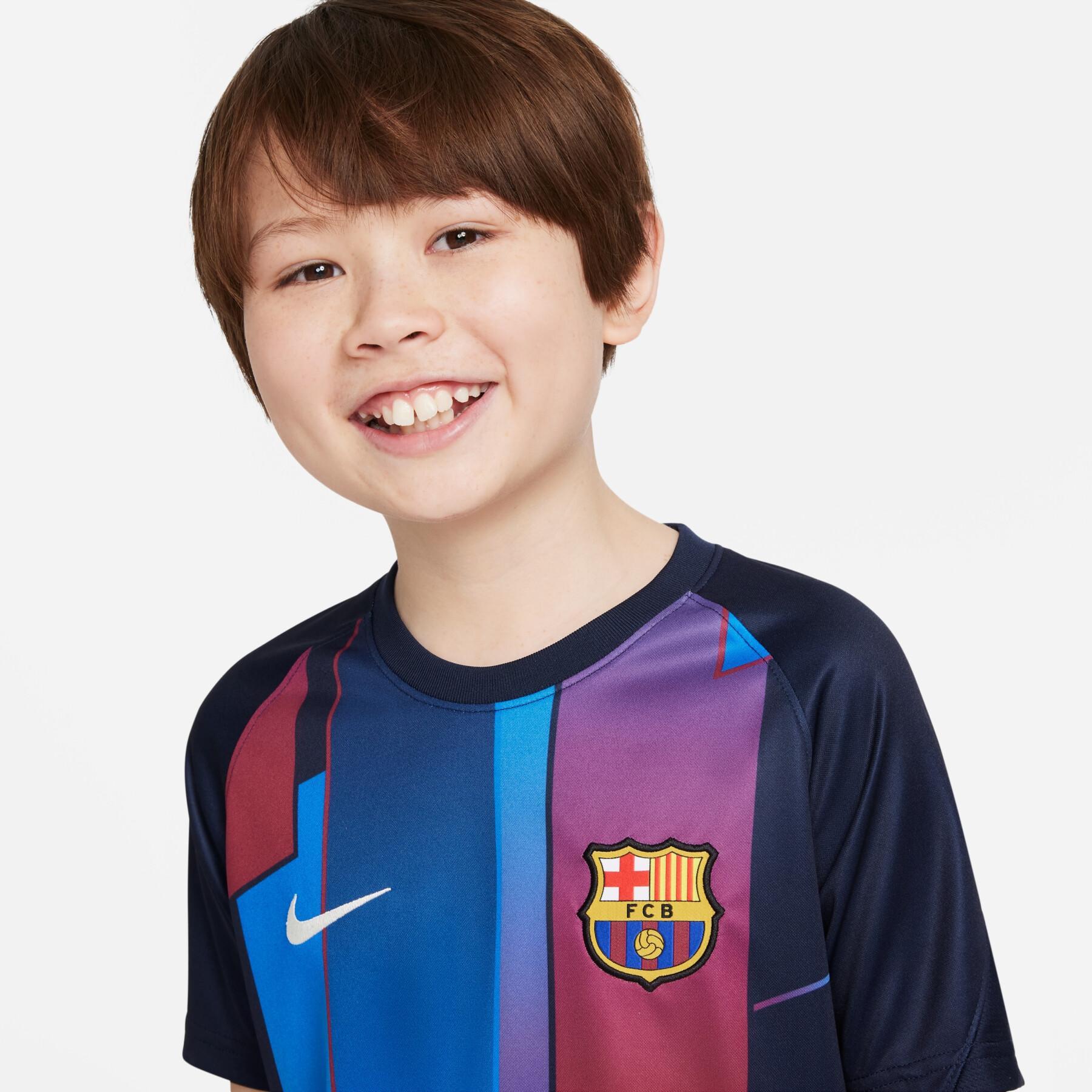 Camiseta para niños FC Barcelona Dynamic Fit Strike 2021/22