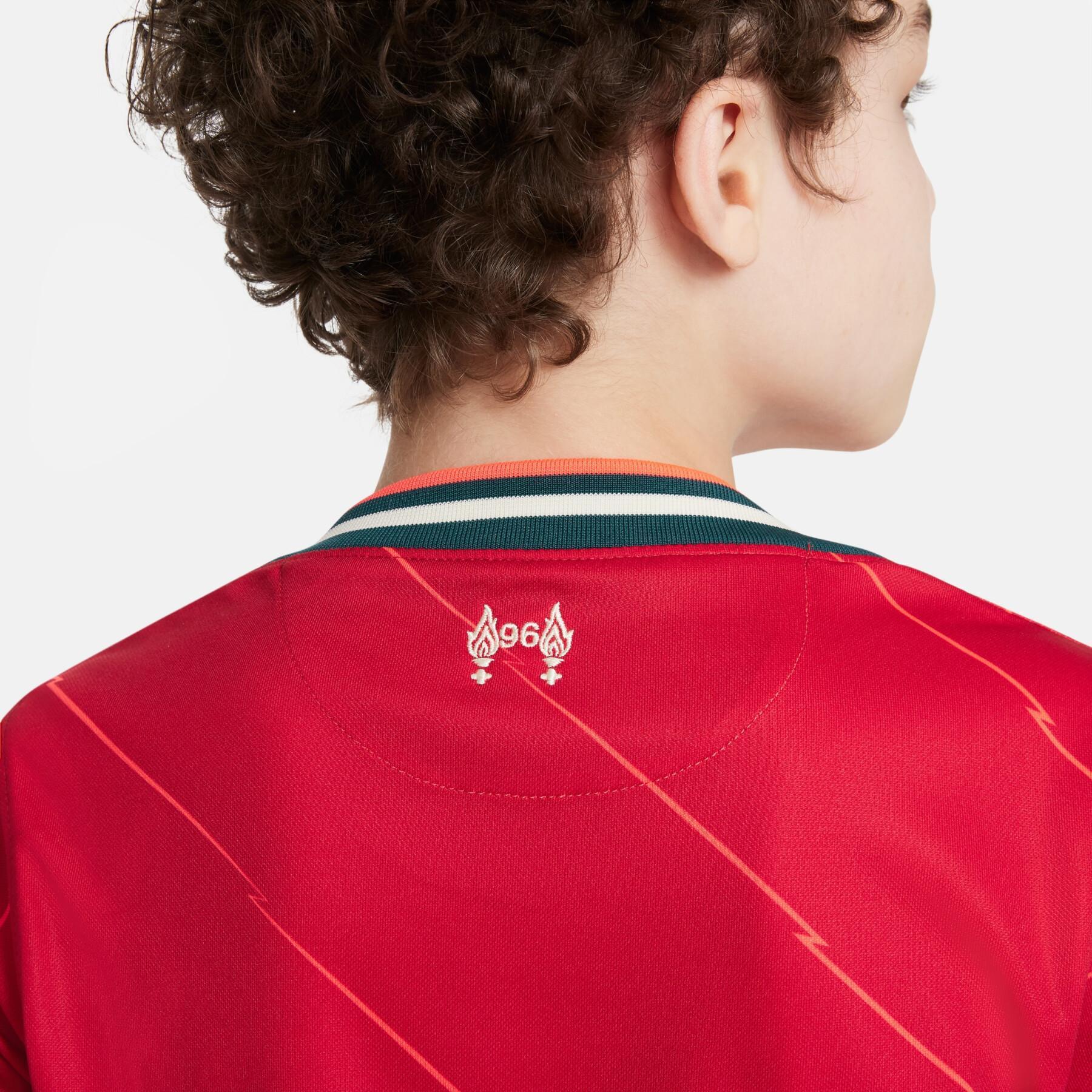 Camiseta primera equipación infantil Liverpool FC 2021/22
