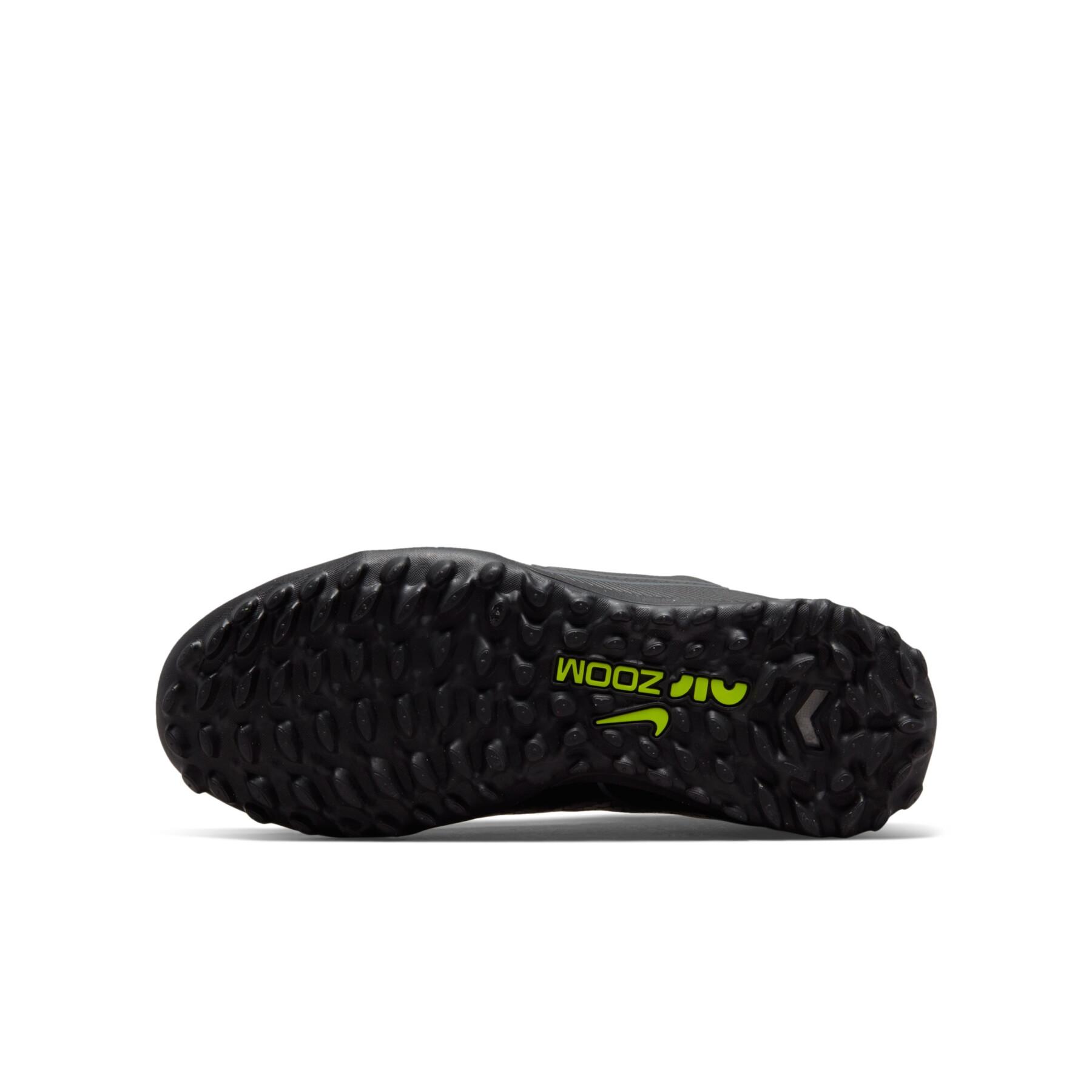 Zapatillas de fútbol para niños Nike Zoom Mercurial Superfly 9 Academy TF - Shadow Black Pack