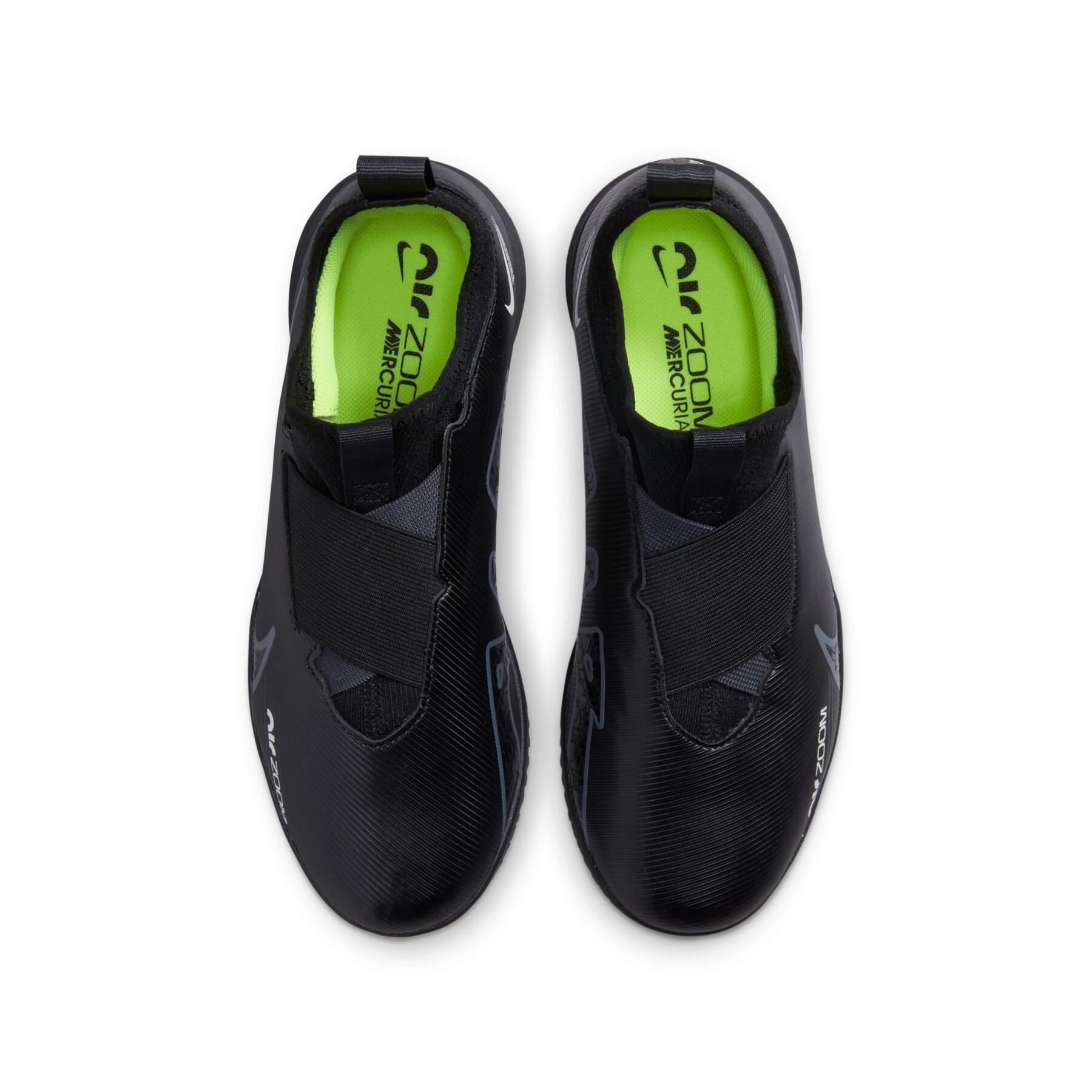 Zapatillas de fútbol para niños Nike Zoom Mercurial Vapor 15 Academy IC - Shadow Black Pack