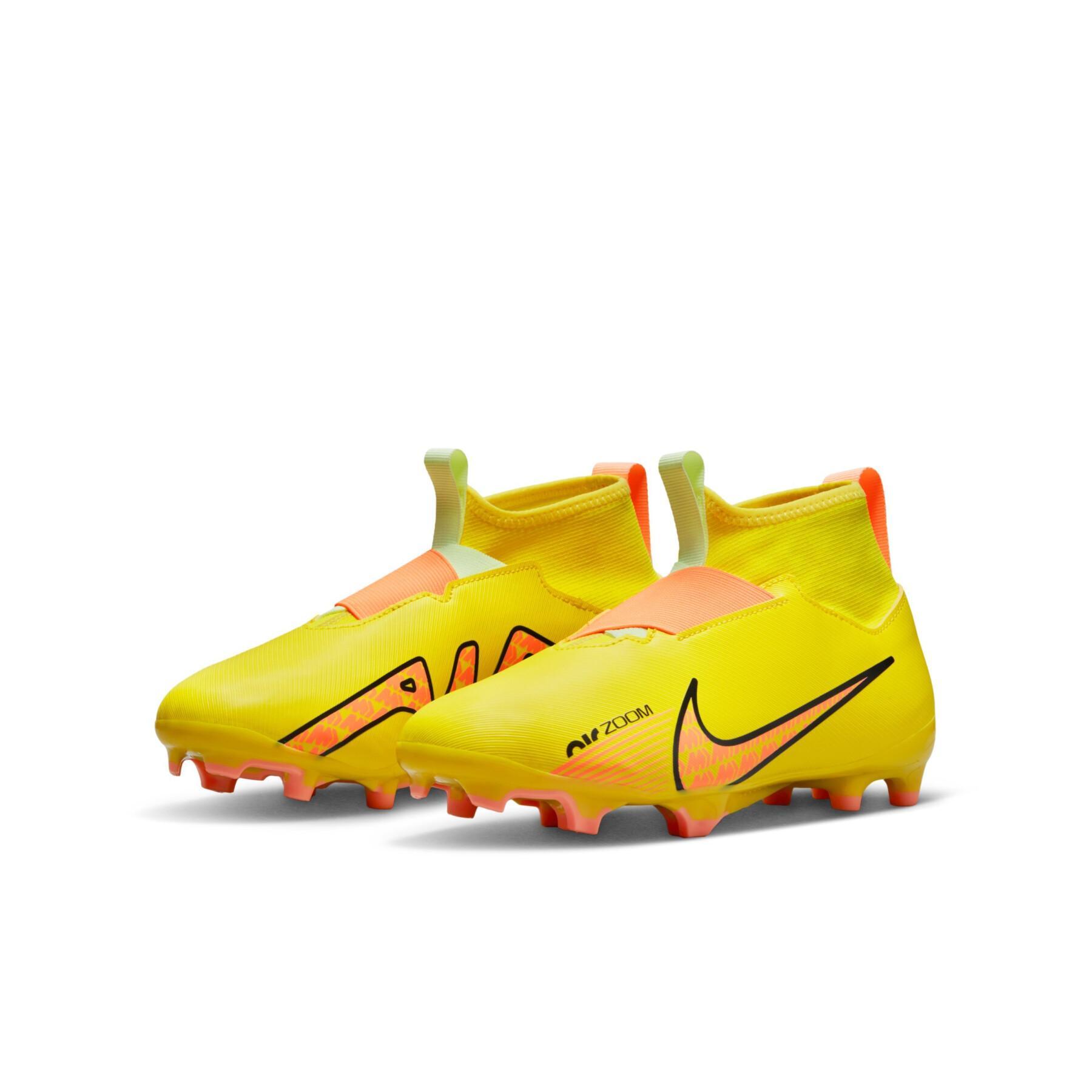 Botas de fútbol para niños Nike Zoom Mercurial Superfly 9 Academy FG/MG - Lucent Pack