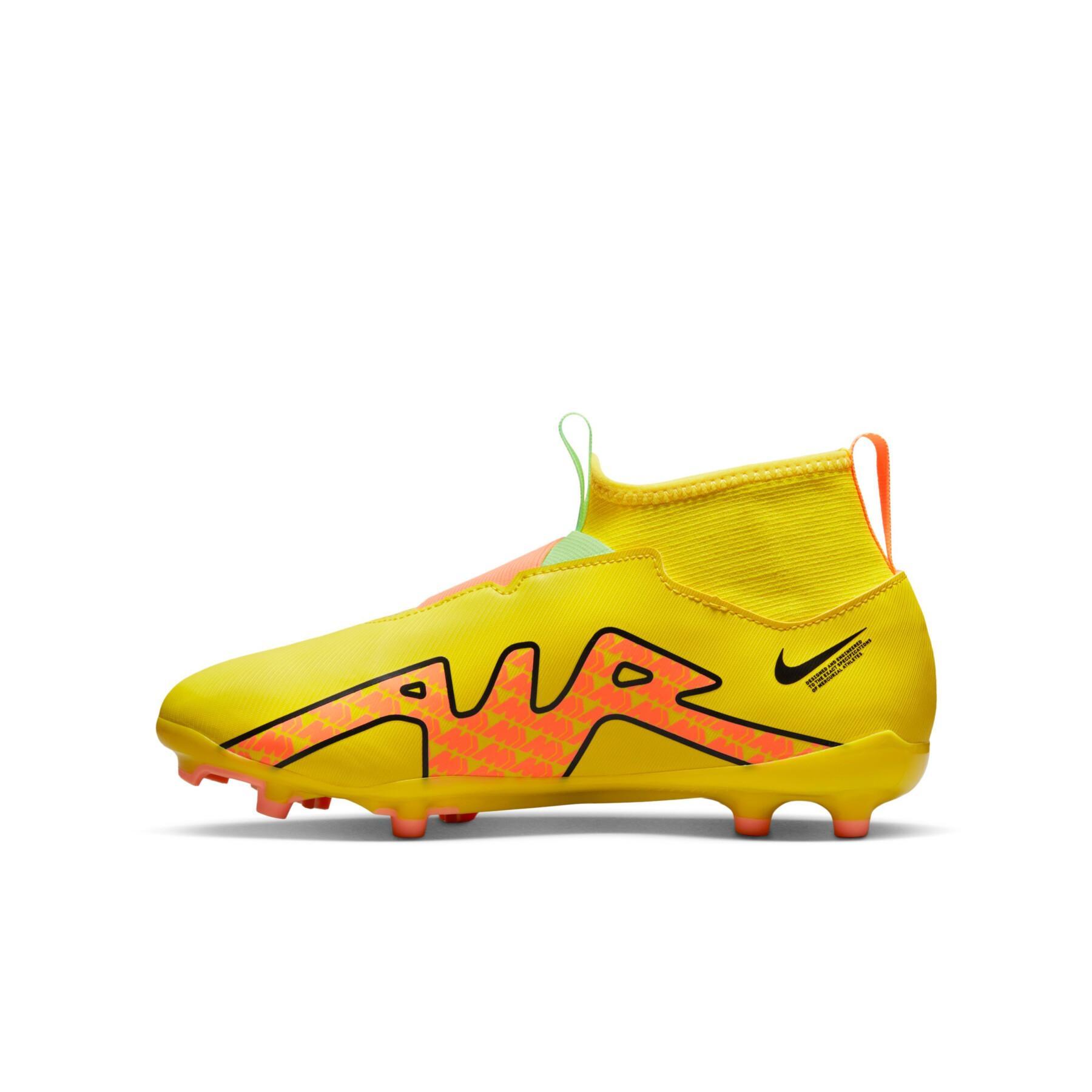 Botas de fútbol para niños Nike Zoom Mercurial Superfly 9 Academy FG/MG - Lucent Pack