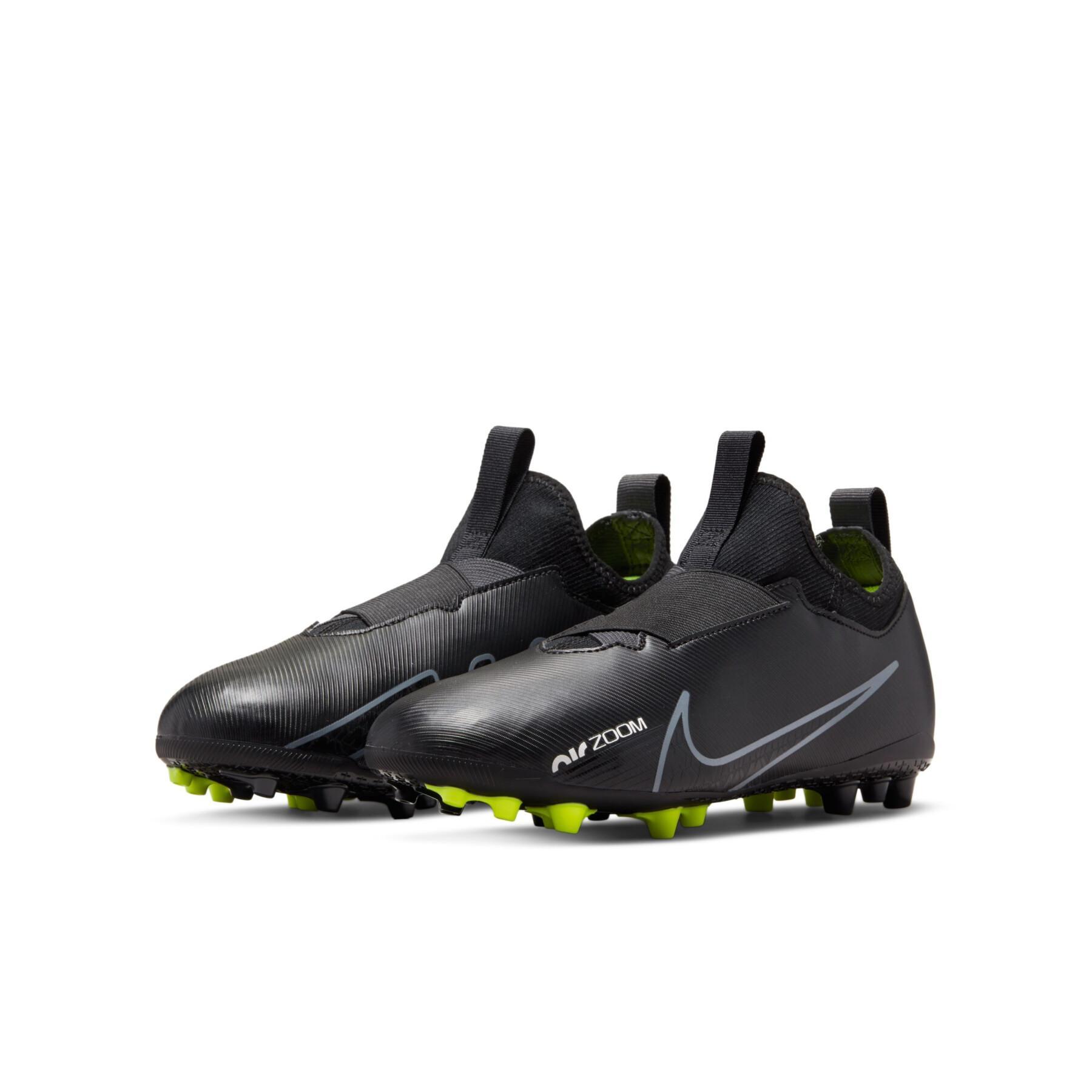Botas de fútbol para niños Nike Zoom Mercurial Vapor 15 Academy AG - Shadow Black Pack