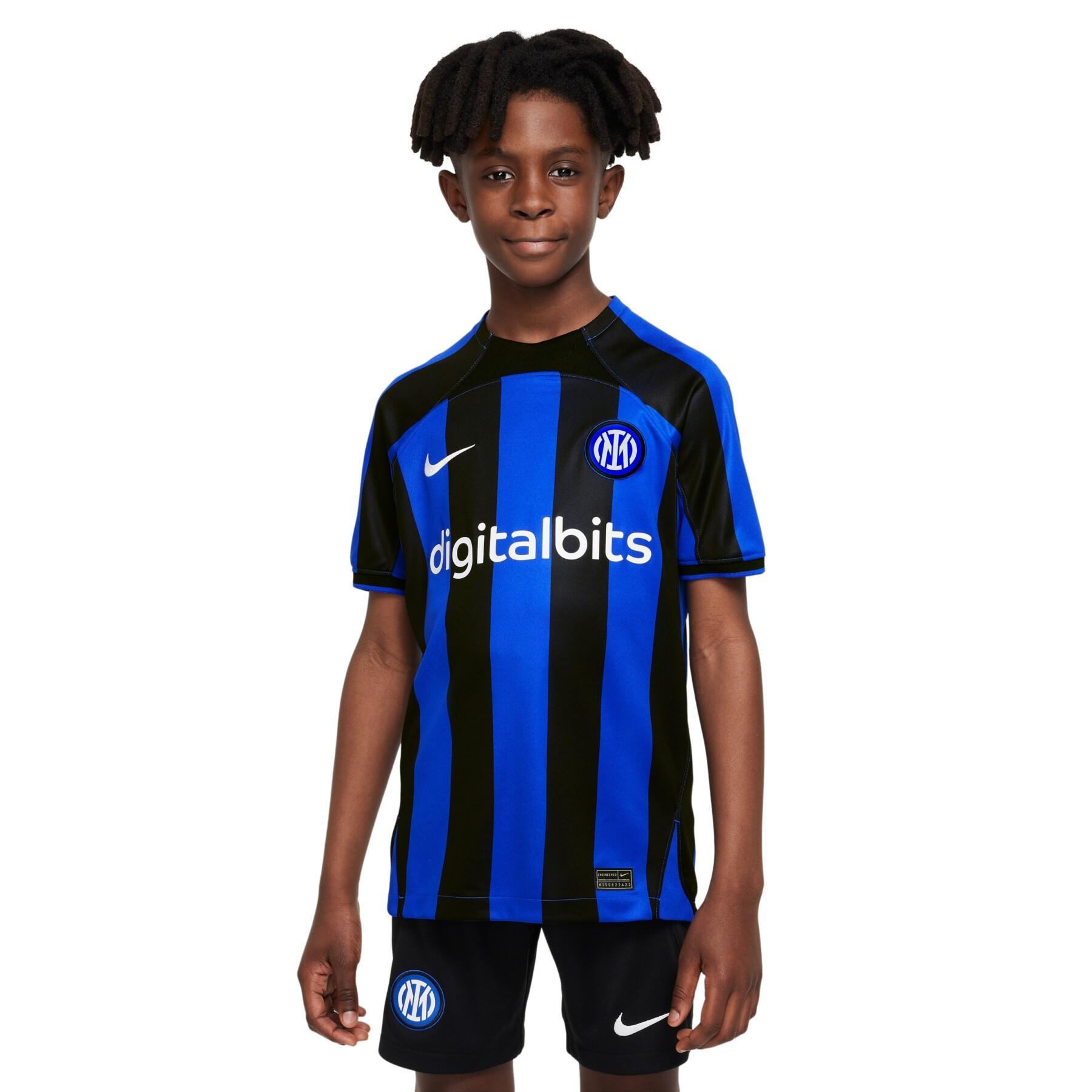 Camiseta primera equipación infantil Inter Milan 2022/23